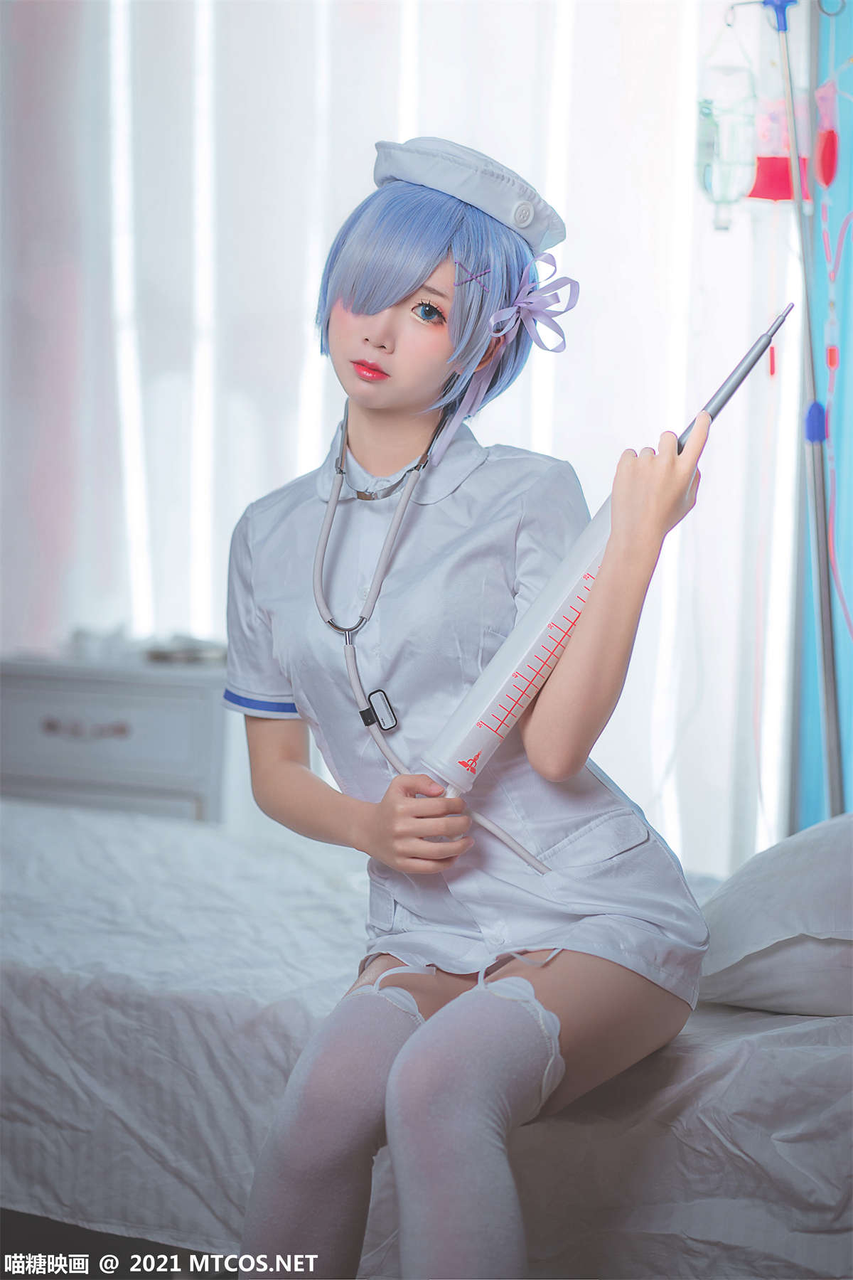 图片[2]-喵糖映画 VOL.387 雷姆护士-日更街拍