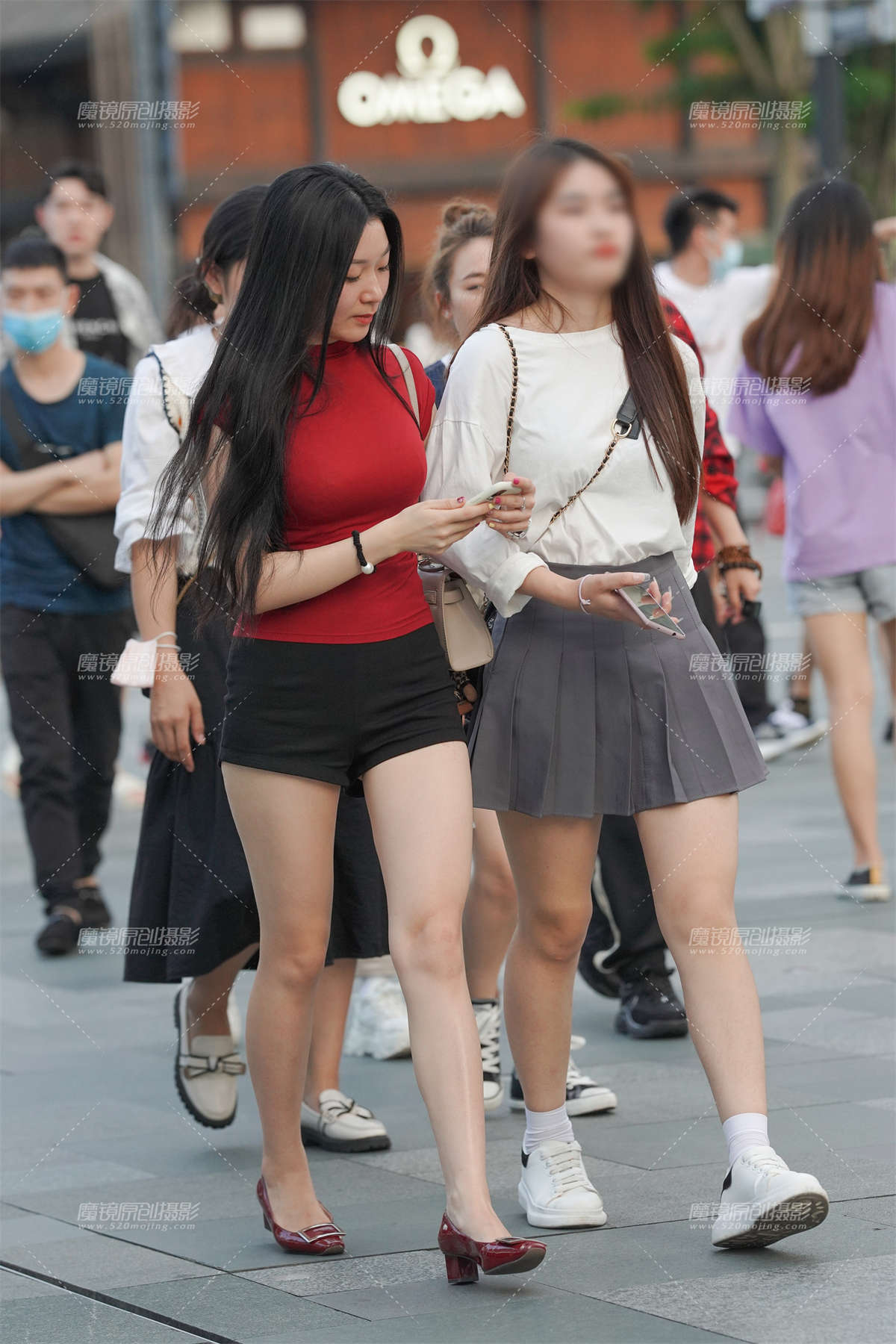 红衣女孩-日更街拍