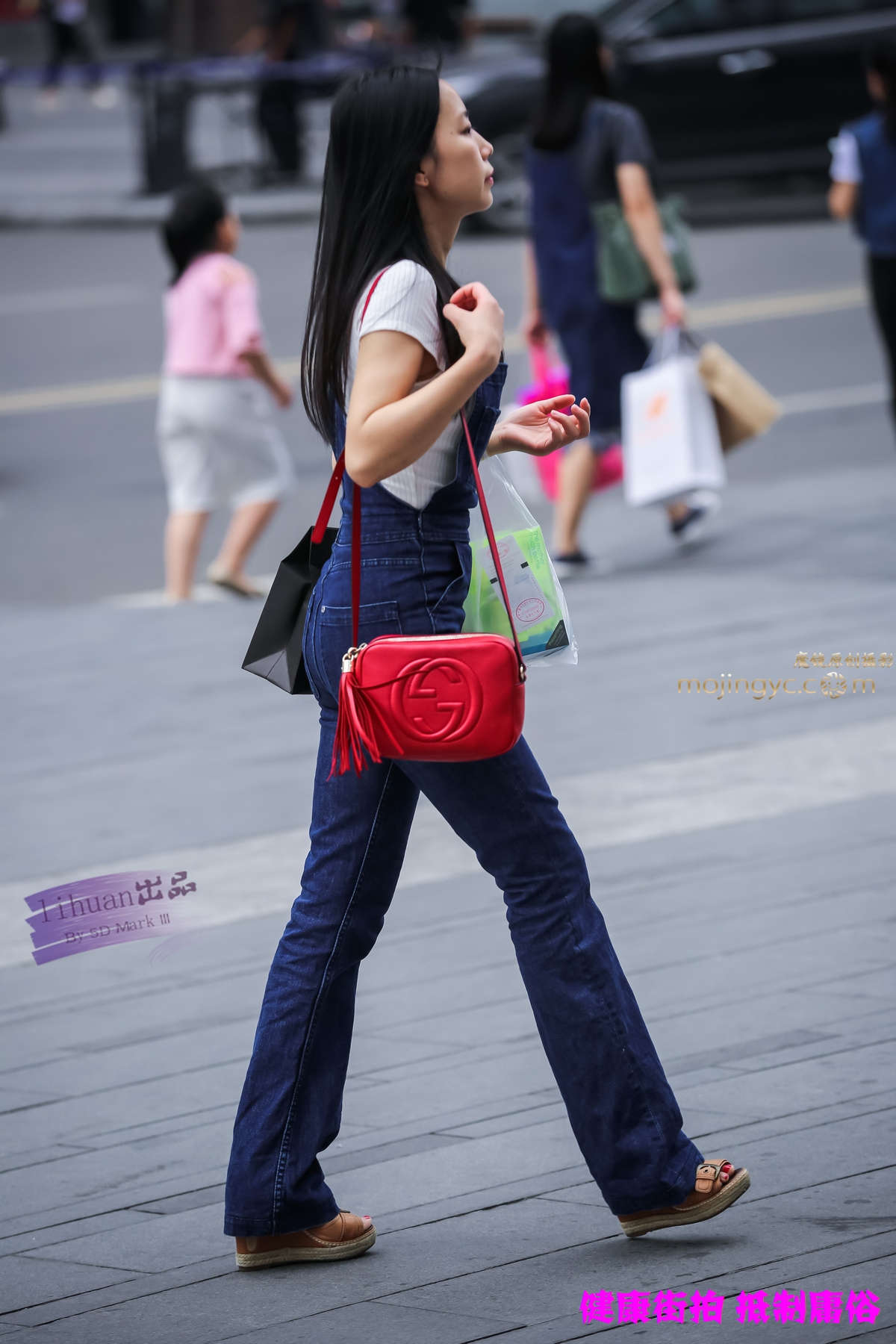 李欢原创-牛仔，紧翘（14P）-日更街拍