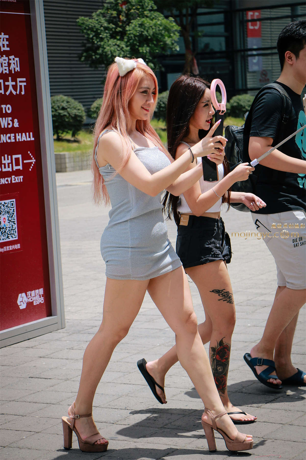 丰满肉欲包臀超短裙-日更街拍