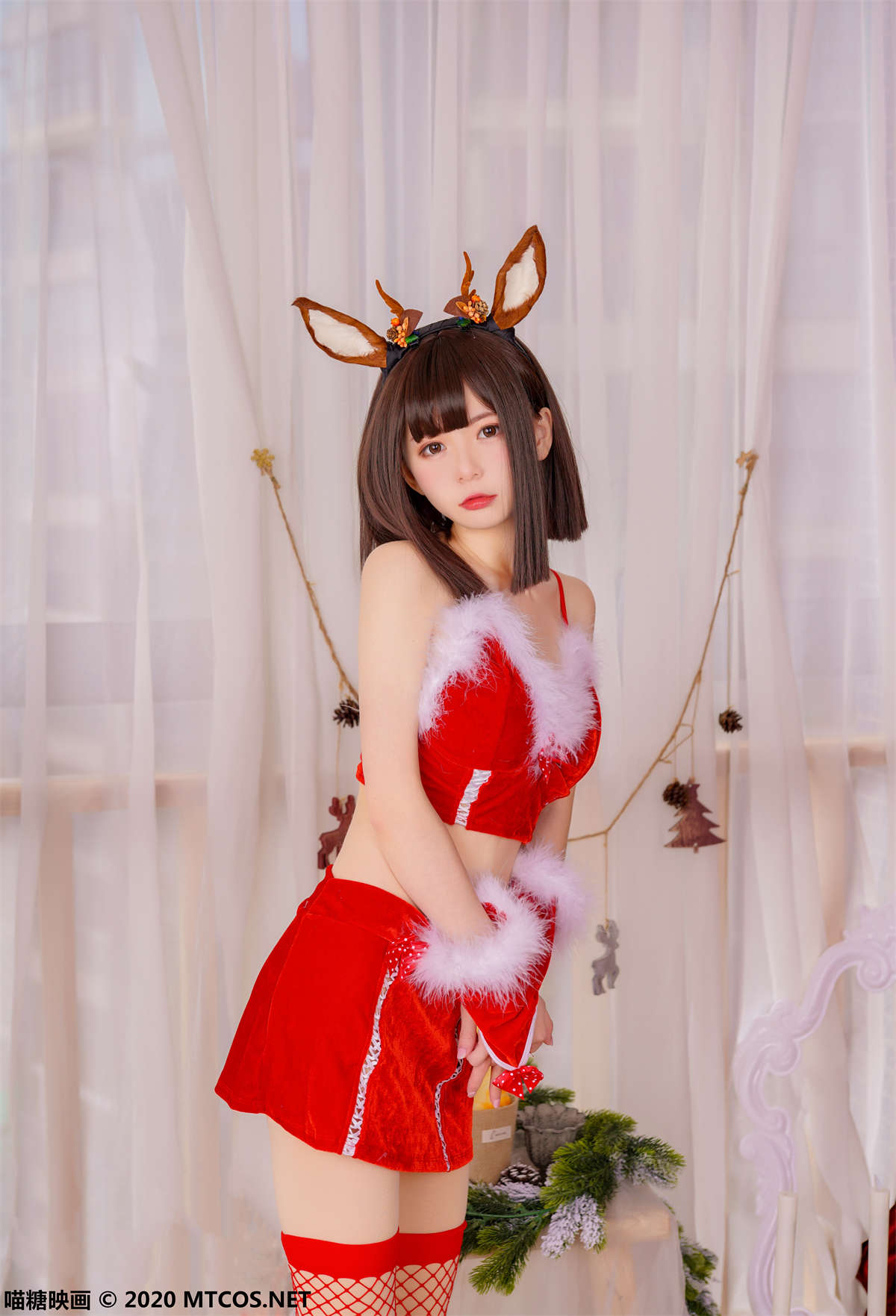 图片[2]-喵糖映画 VOL.095 甜甜的小麋鹿-日更街拍