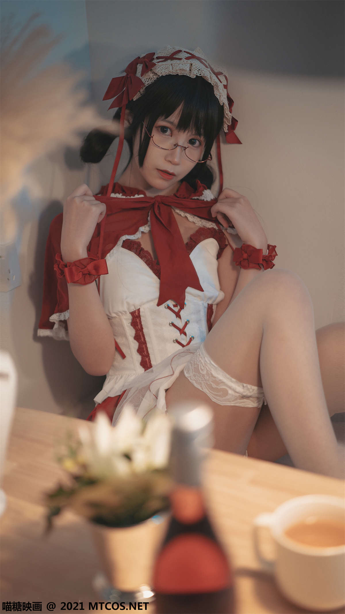 图片[2]-喵糖映画 VOL.390 童话小红帽-日更街拍