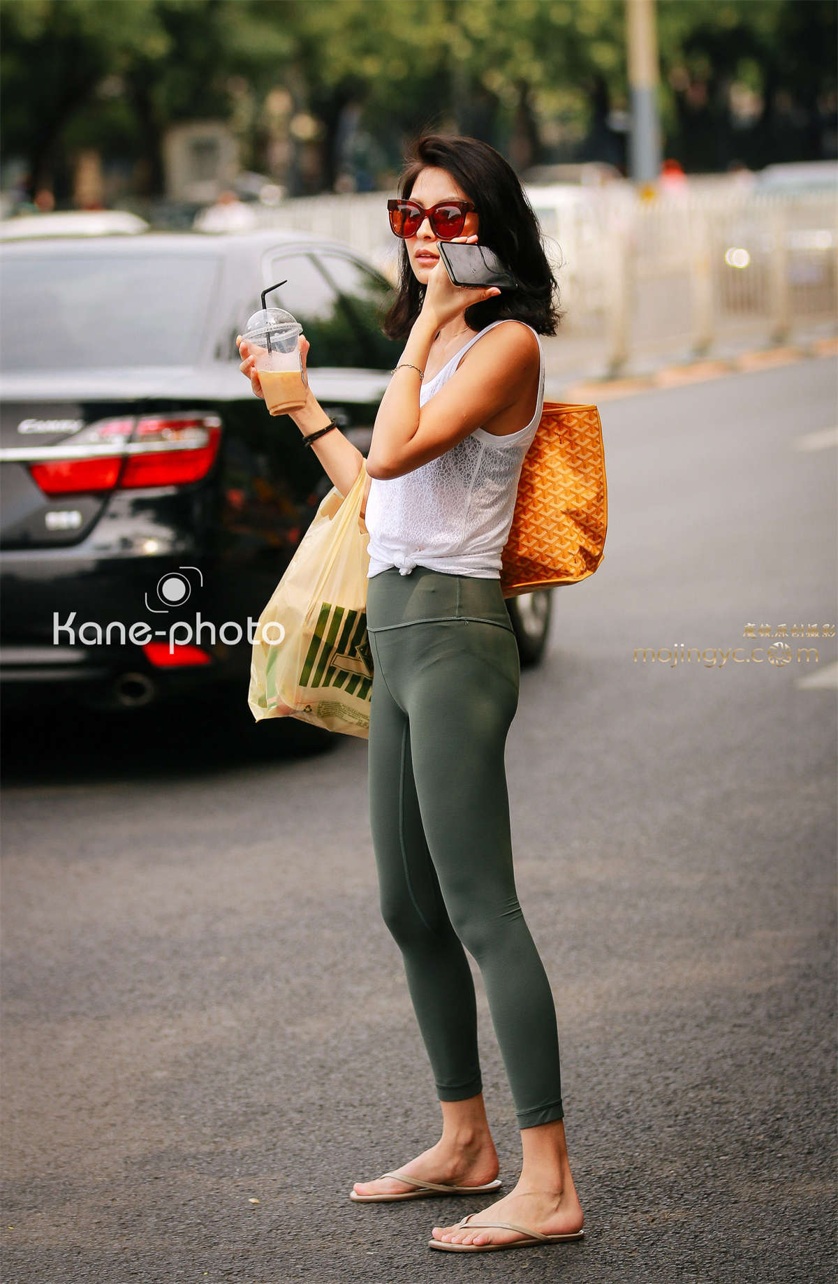 图片[2]-很少见的紧身瑜伽裤-日更街拍