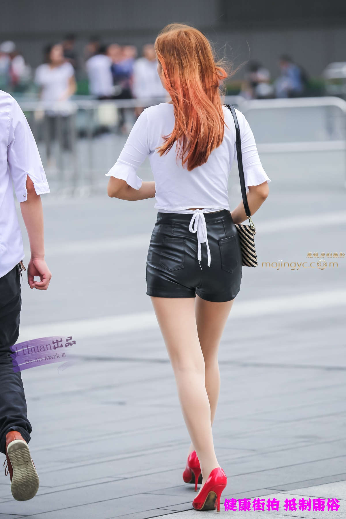 李欢原创-皮裤，丰腴（10P）-日更街拍