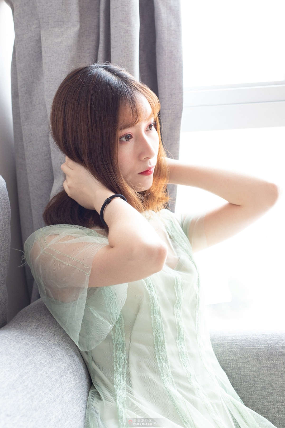 MZSOCK-2018 No.143 猫儿 可爱 长网白棉袜-日更街拍