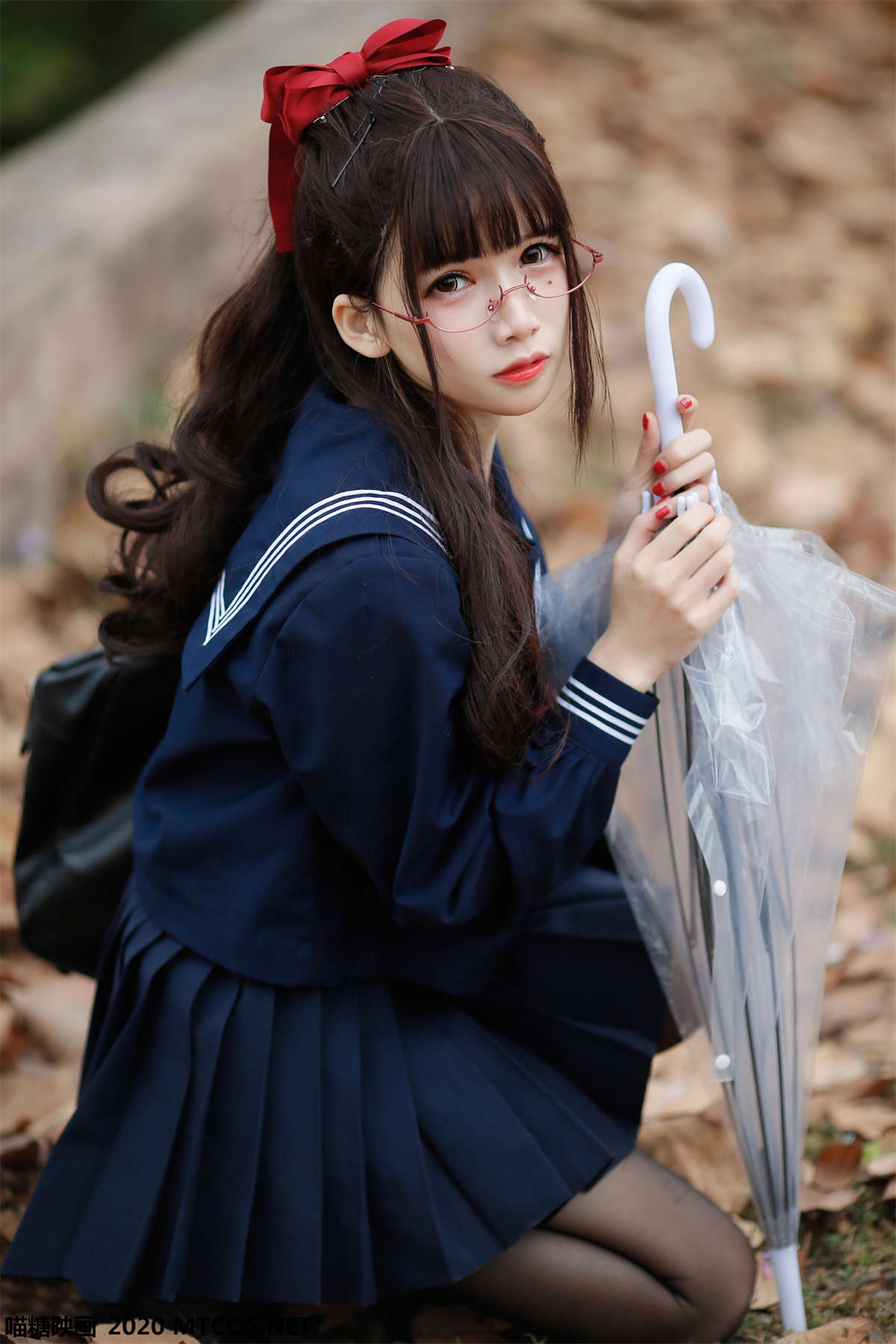 喵糖映画 VOL.098 JK制服少女-日更街拍