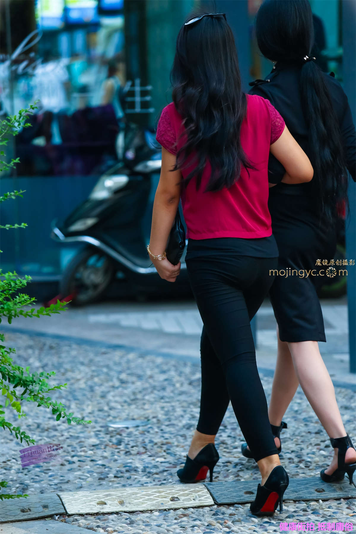 李欢原创-美女，黑裤（16P）-日更街拍
