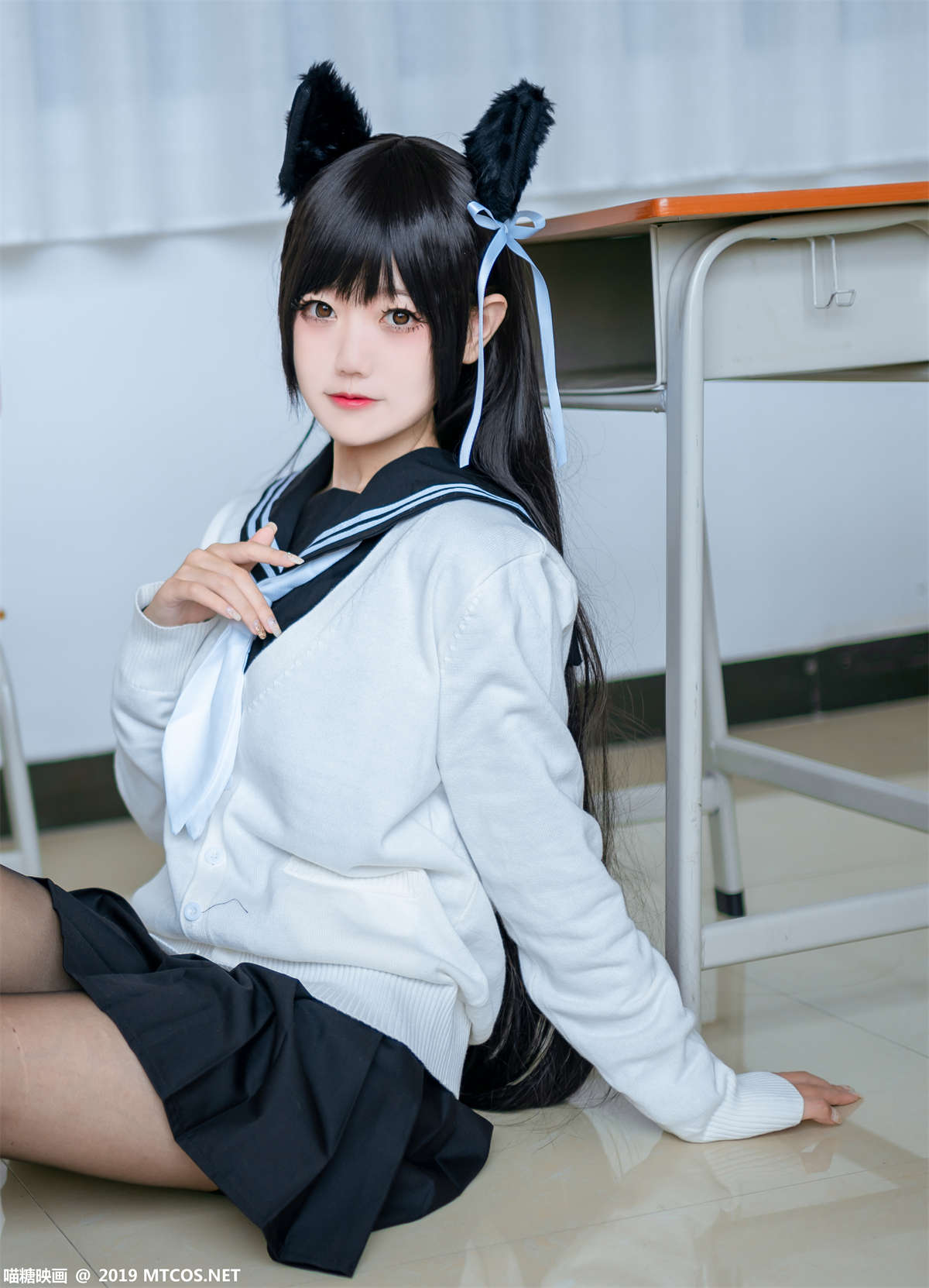 图片[2]-喵糖映画 SPL.009 犬JK-日更街拍