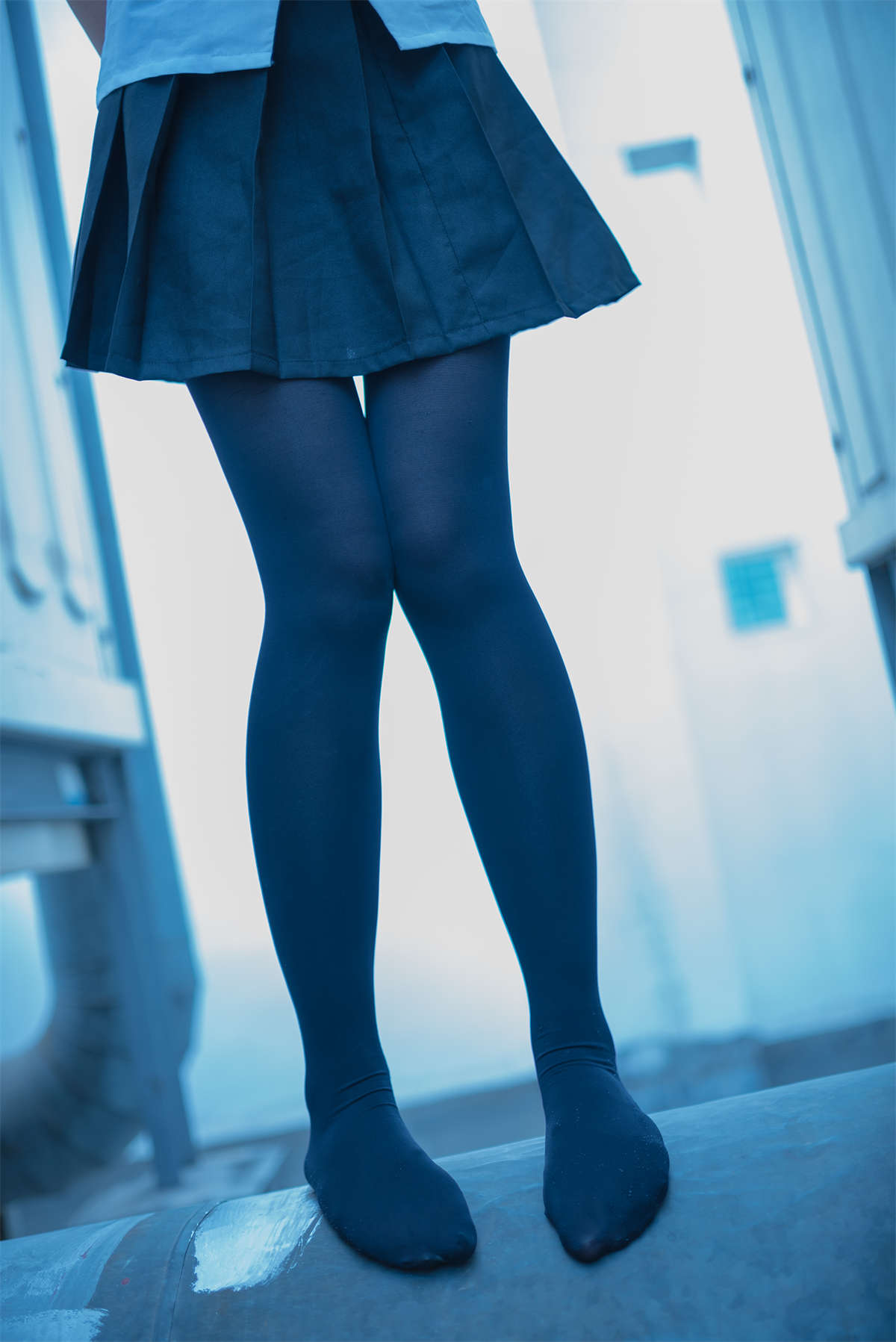 图片[2]-风之领域 NO.051 黑白丝，你喜欢哪个？-日更街拍