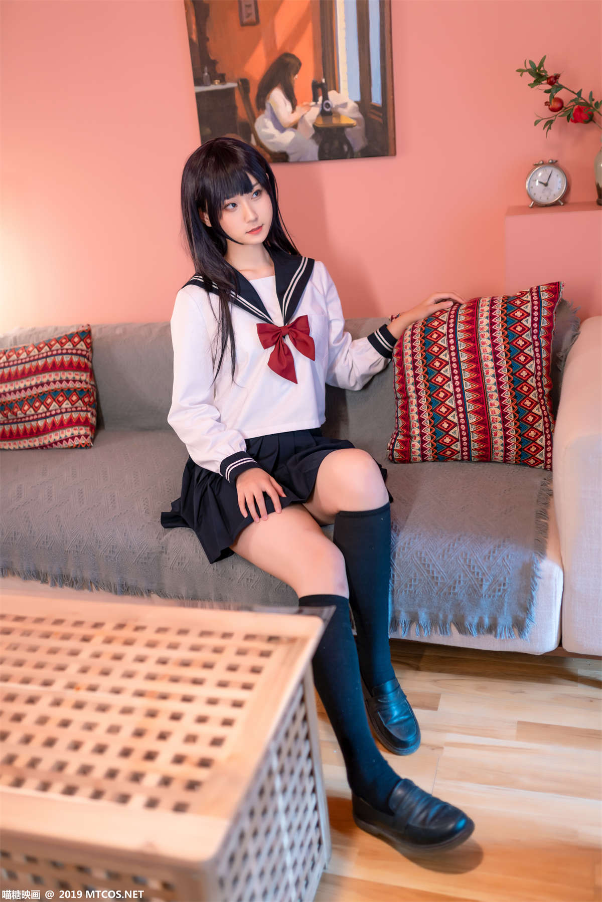 喵糖映画 SPL.010 粉民俗JK-日更街拍