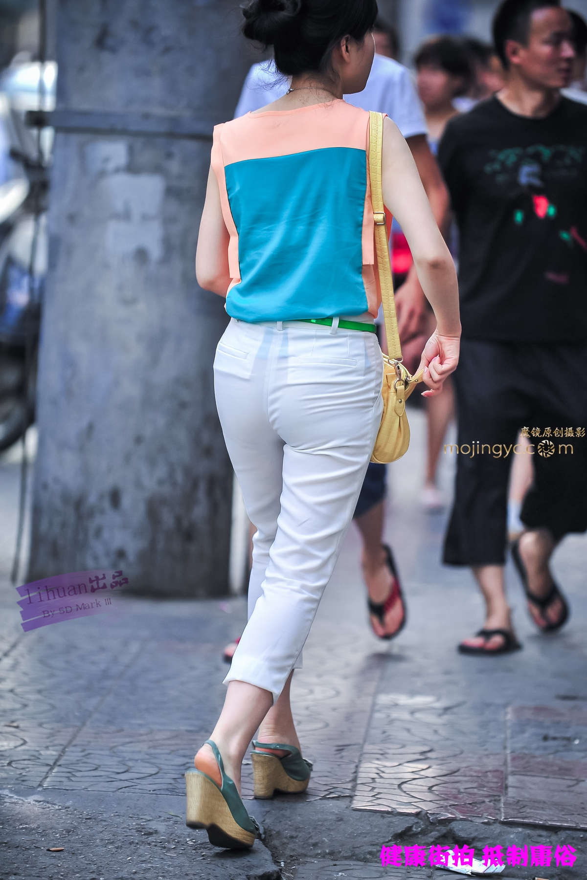 图片[2]-李欢原创-白裤，超丰腴（18P）-日更街拍