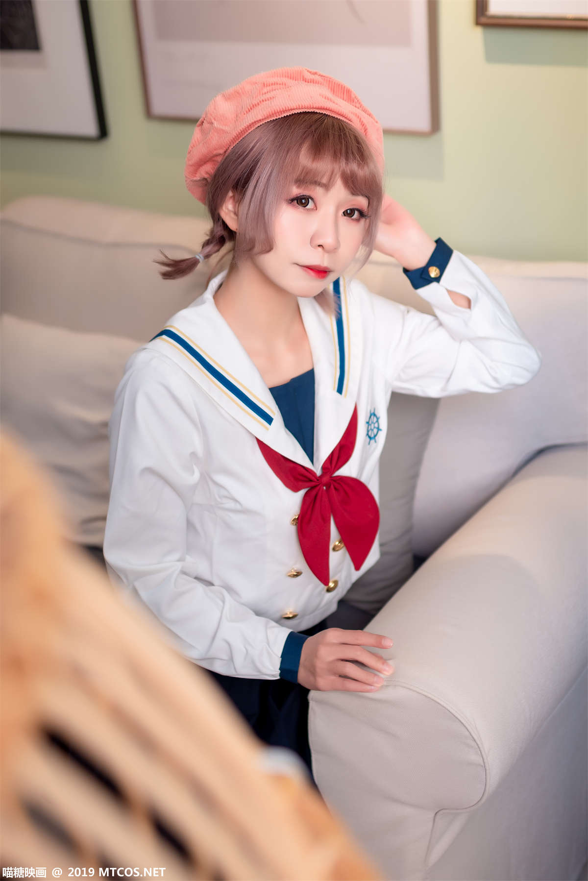 图片[2]-喵糖映画 SPL.011 绿民俗JK-日更街拍