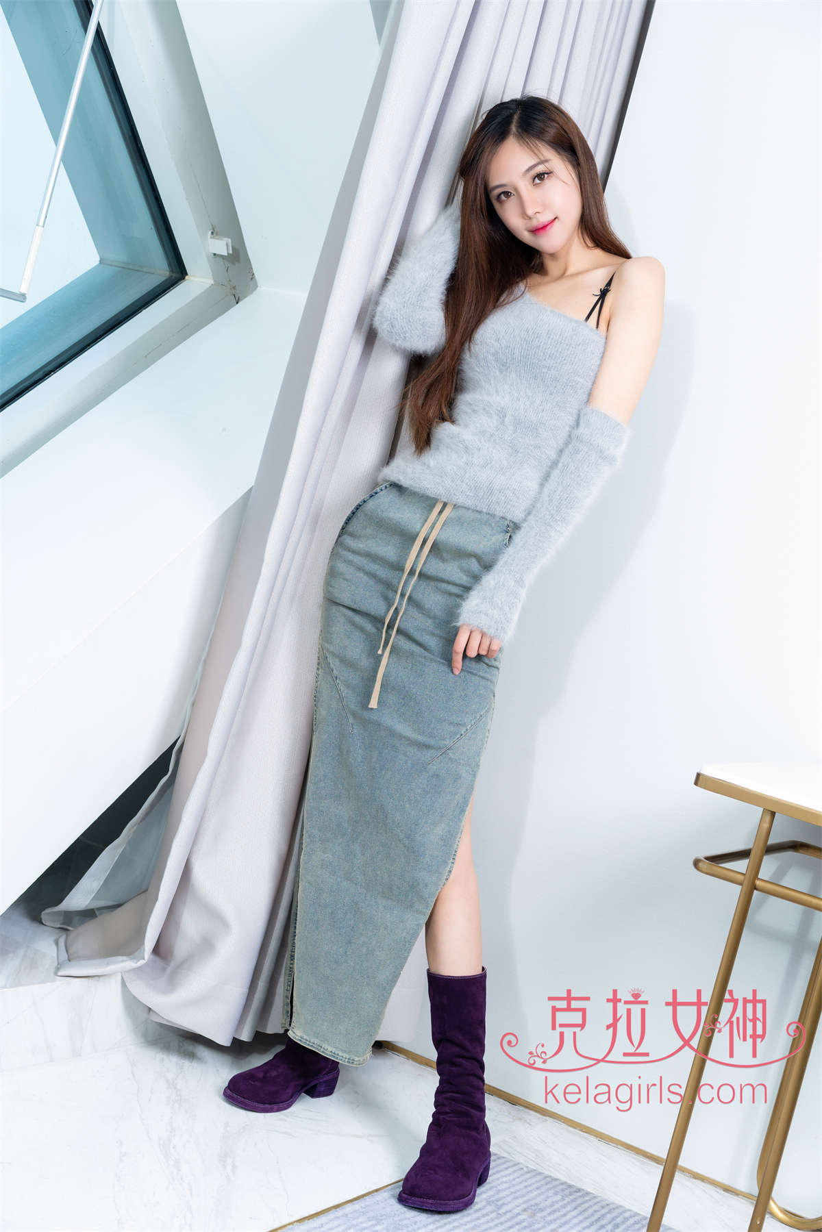 Kelagirls克拉女神 2020.06.05《欲露还羞》静宜-日更街拍