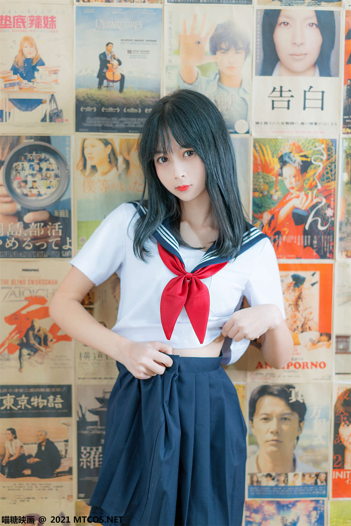 图片[2]-喵糖映画 VOL.396 少女心事-日更街拍