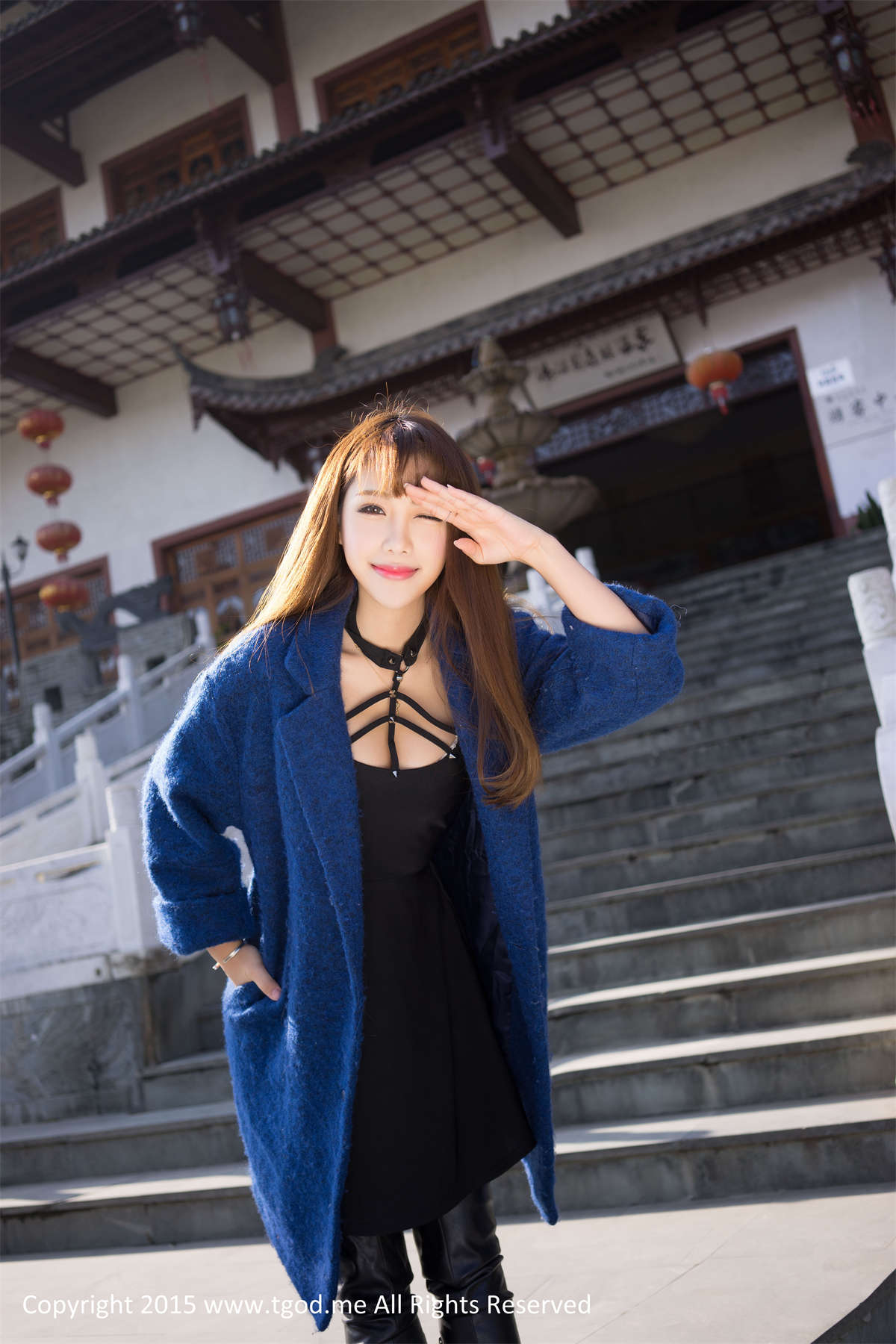 图片[2]-TGOD推女神 2015.04.23 女神驾到之遂昌汤沐园 于姬Una&Akik朱若慕-日更街拍