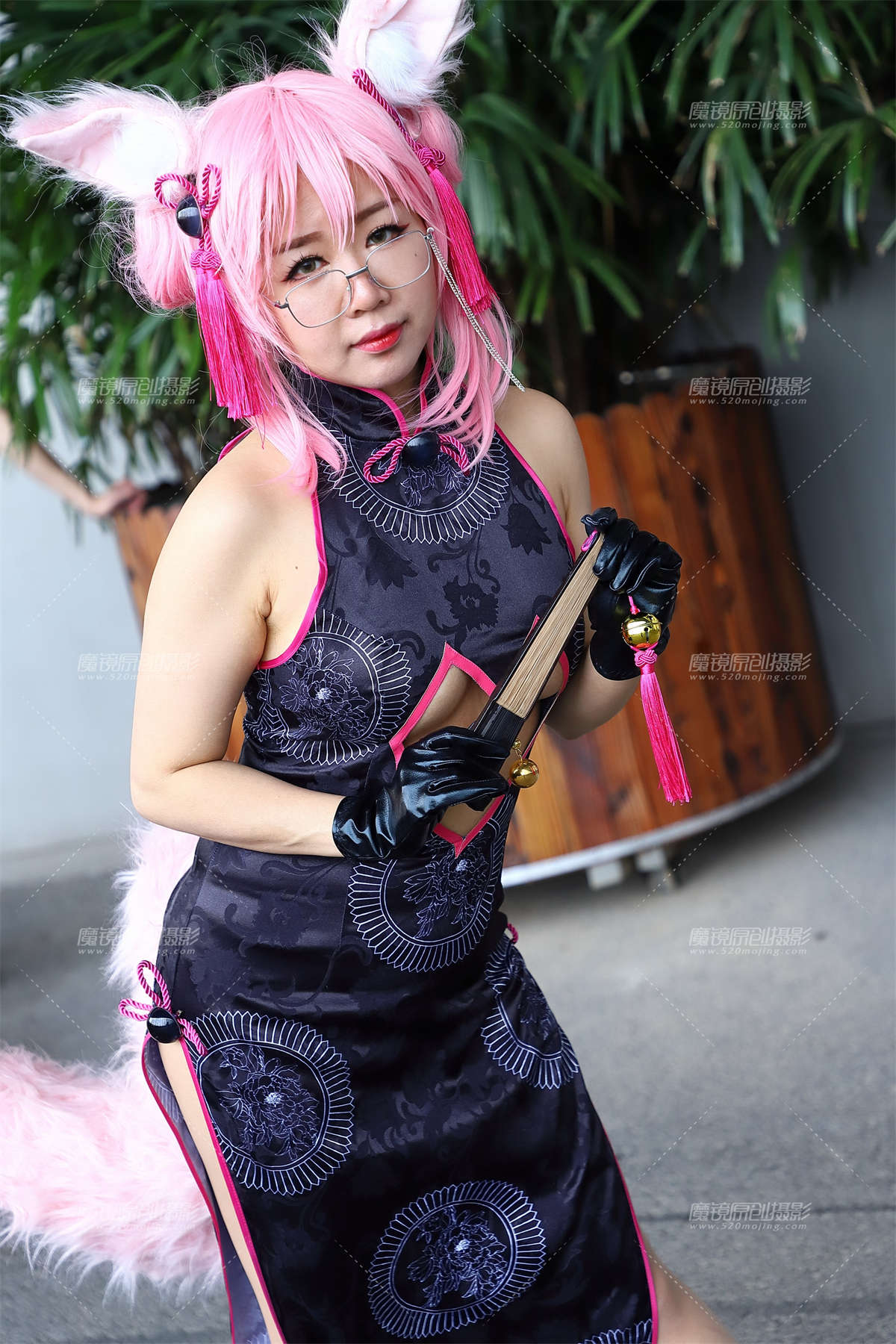 持扇旗袍装coser-日更街拍