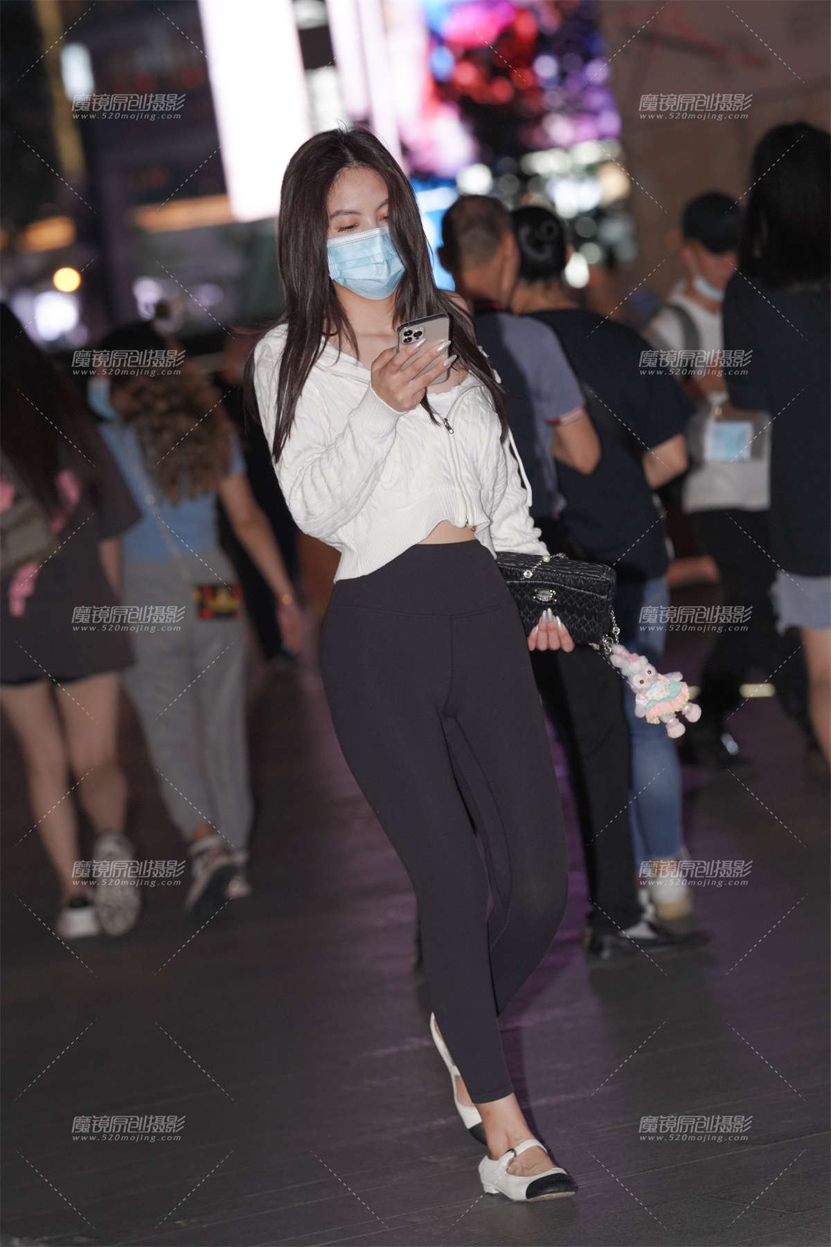 偶遇瑜伽裤-日更街拍