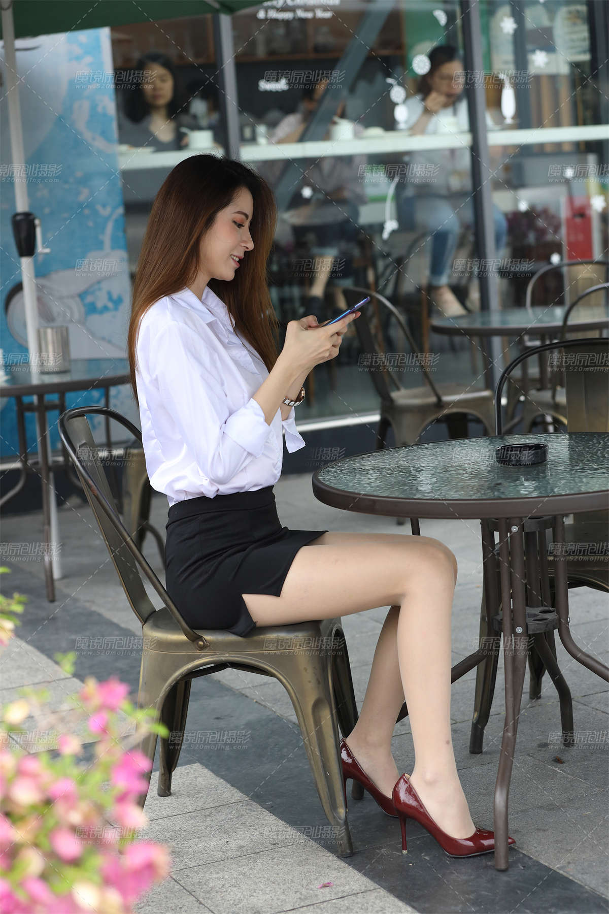 图片[2]-【范家辉模拍作品】美女丝足OL-日更街拍