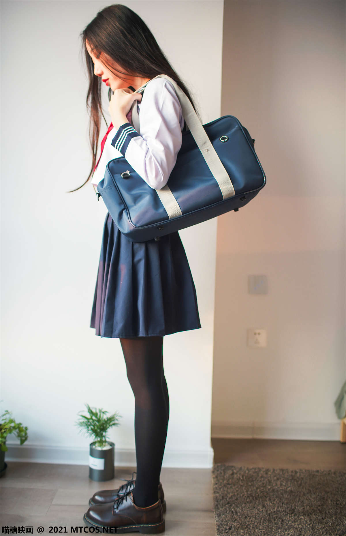 图片[2]-喵糖映画 VOL.398 邻家少女-日更街拍