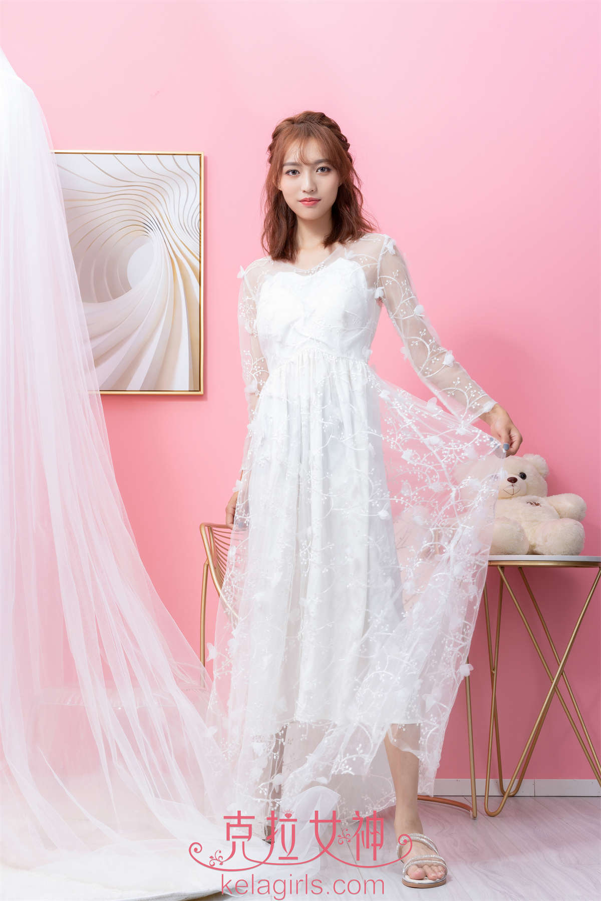 图片[2]-Kelagirls克拉女神 2020.06.10《白裙美丫》小岚-日更街拍