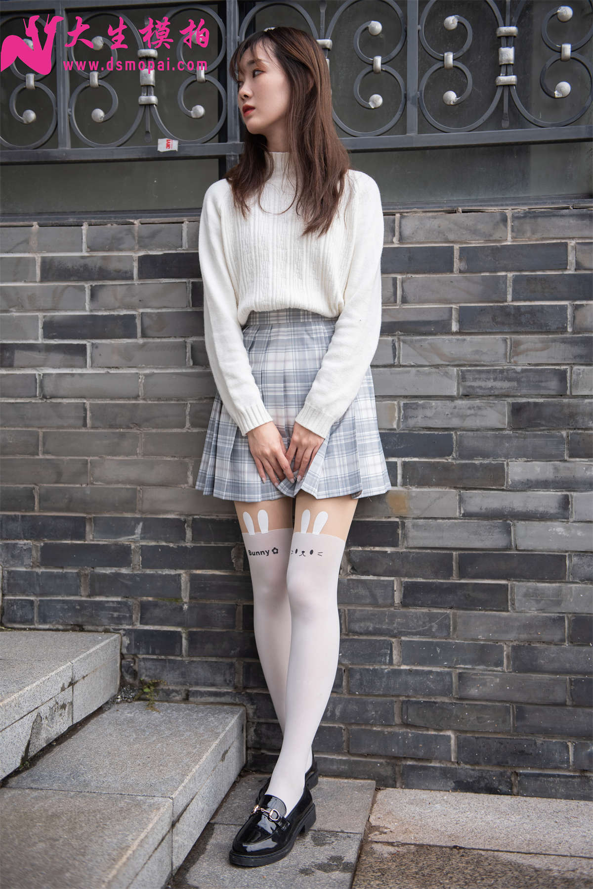 大生模拍 NO.180 轩轩 JK拼接丝-日更街拍