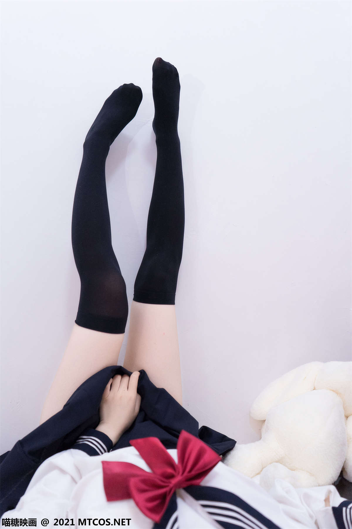 图片[2]-喵糖映画 VOL.401 水手服学妹-日更街拍