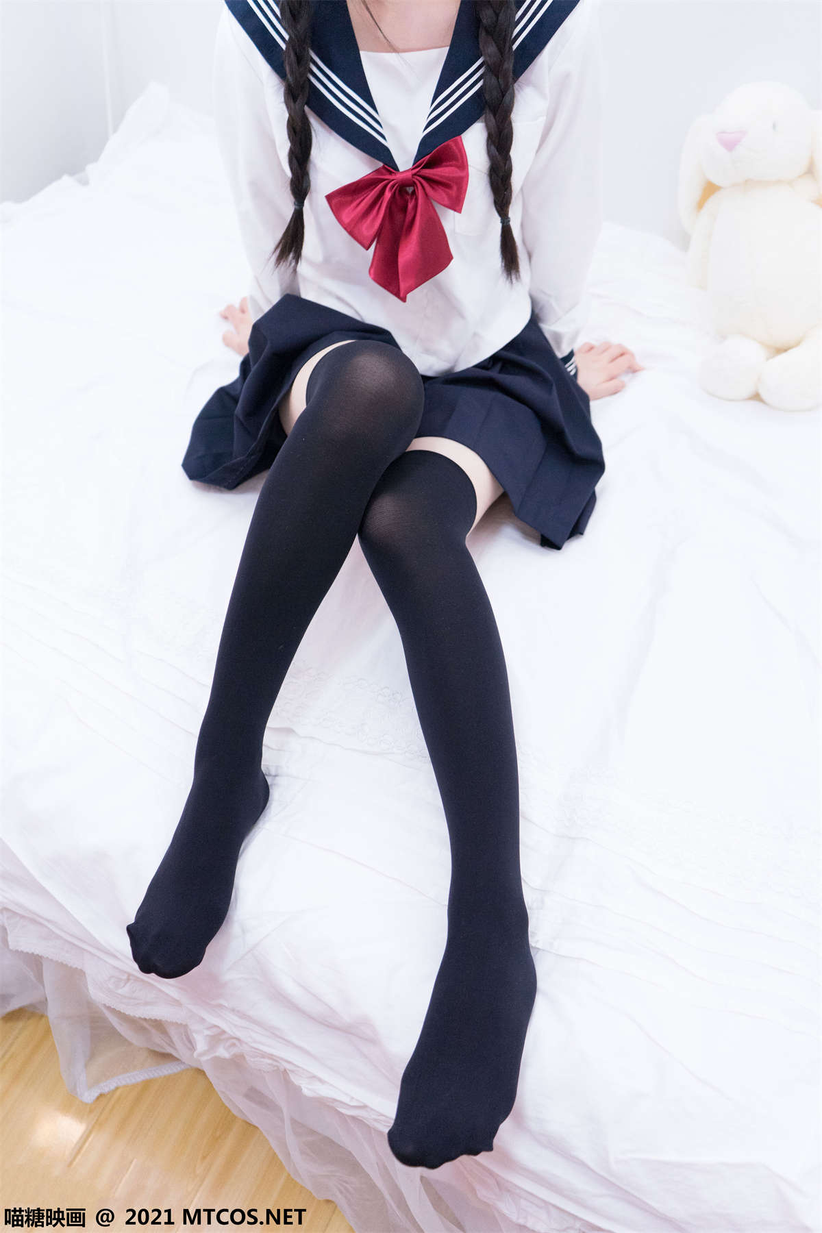 喵糖映画 VOL.401 水手服学妹-日更街拍