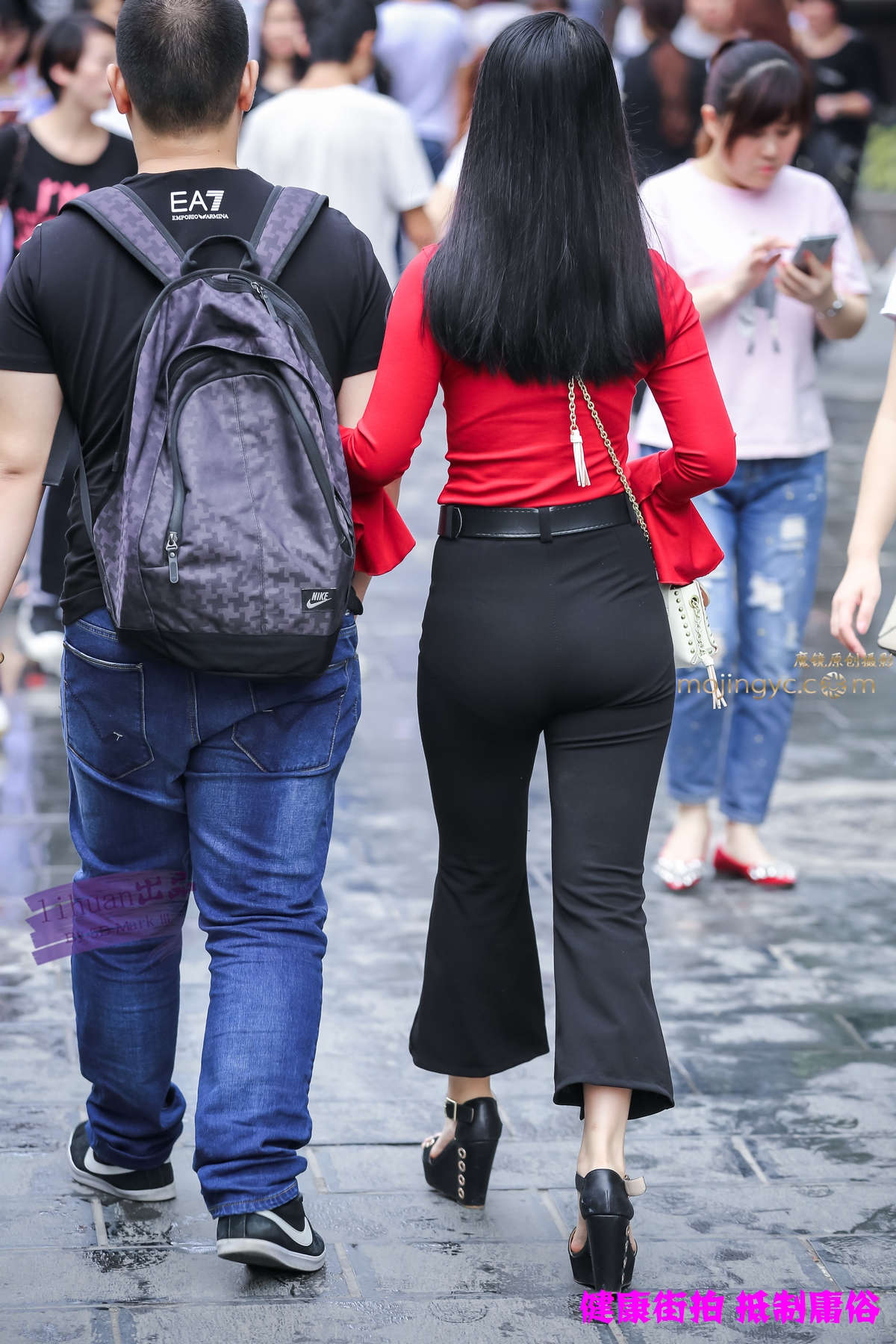 图片[2]-李欢原创-超极品黑裤（12P）-日更街拍