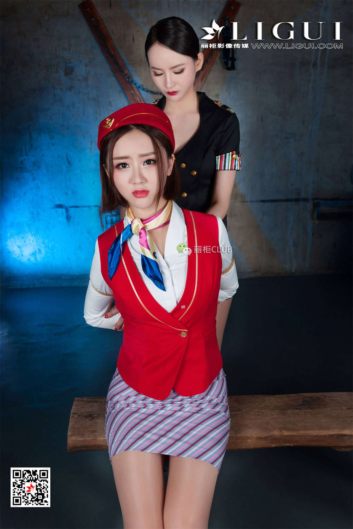 Ligui丽柜 2018.06.27 Amy&然然-日更街拍