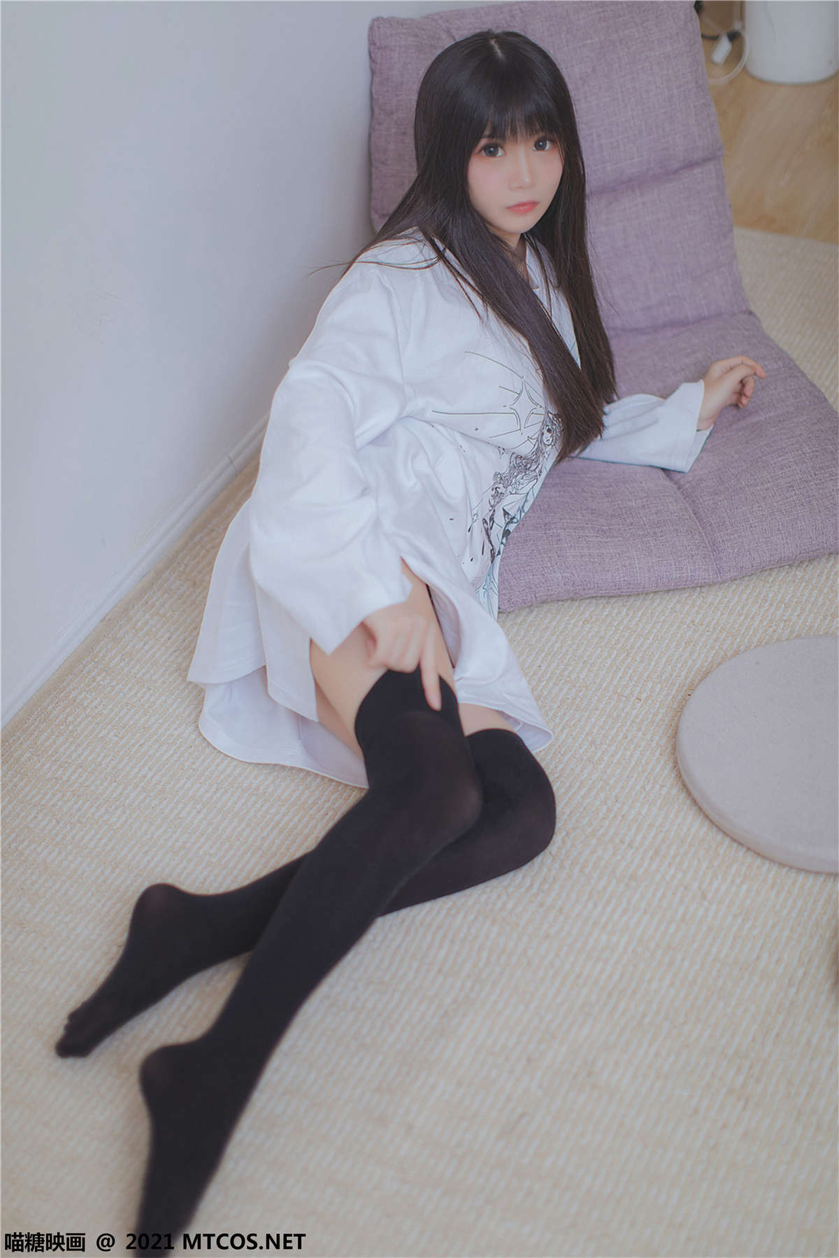 喵糖映画 VOL.403 夏日白T-日更街拍