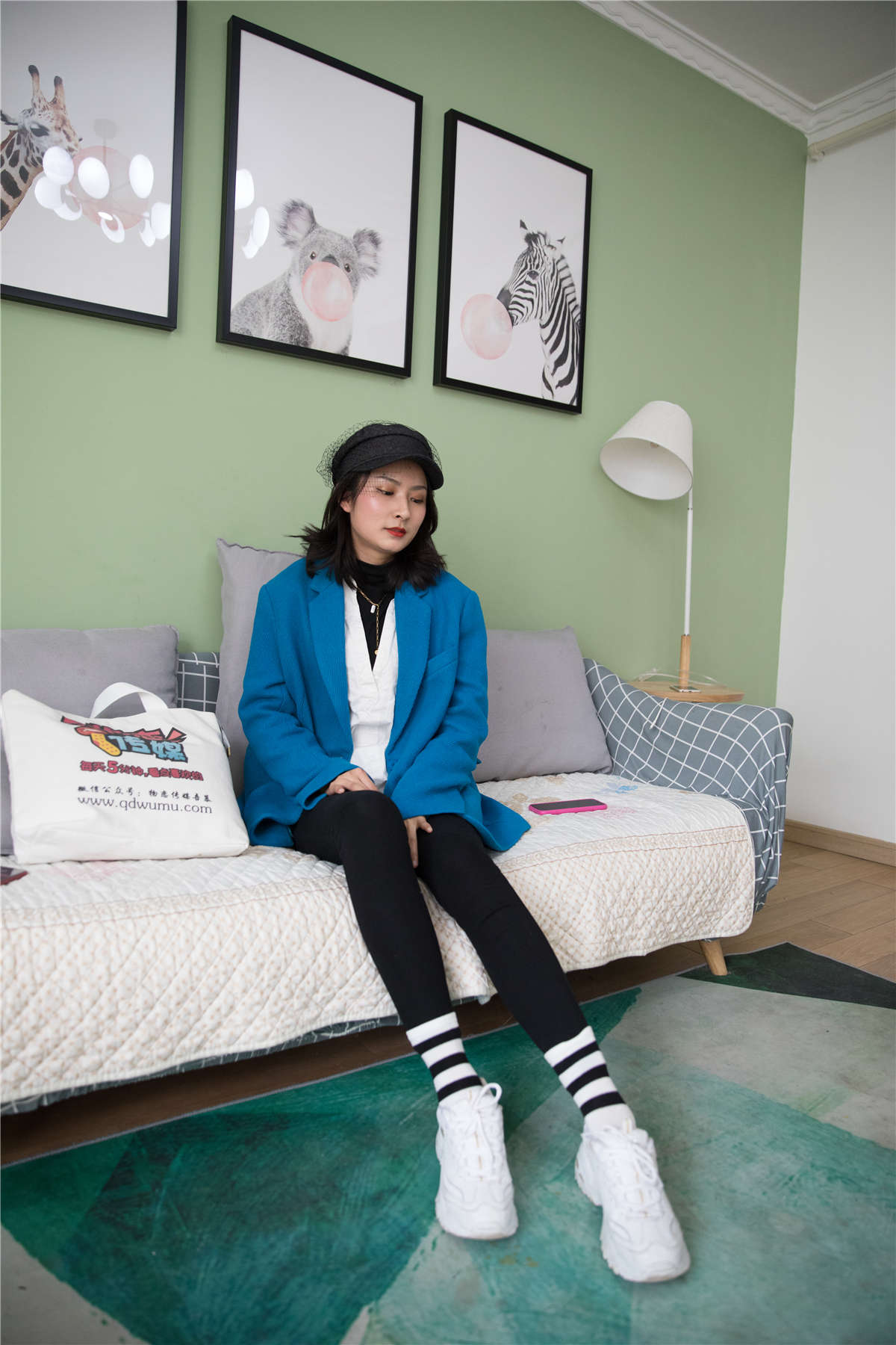 图片[2]-物恋传媒309期：晓晓-闲适午后-日更街拍