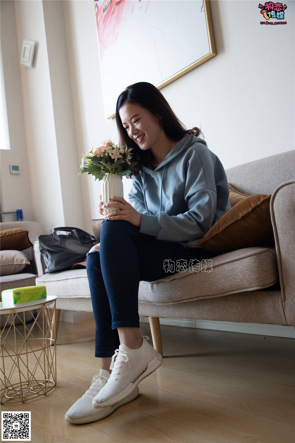 图片[2]-物恋传媒No.082期：薇安-来自英语专业的另一位学霸姐姐-日更街拍