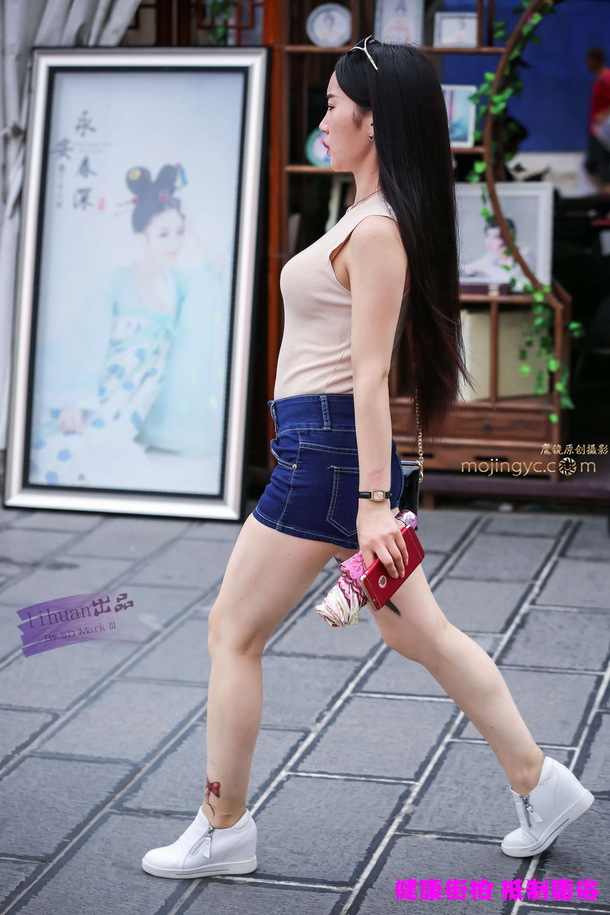 图片[2]-李欢原创-短裤，超丰腴（14P）-日更街拍