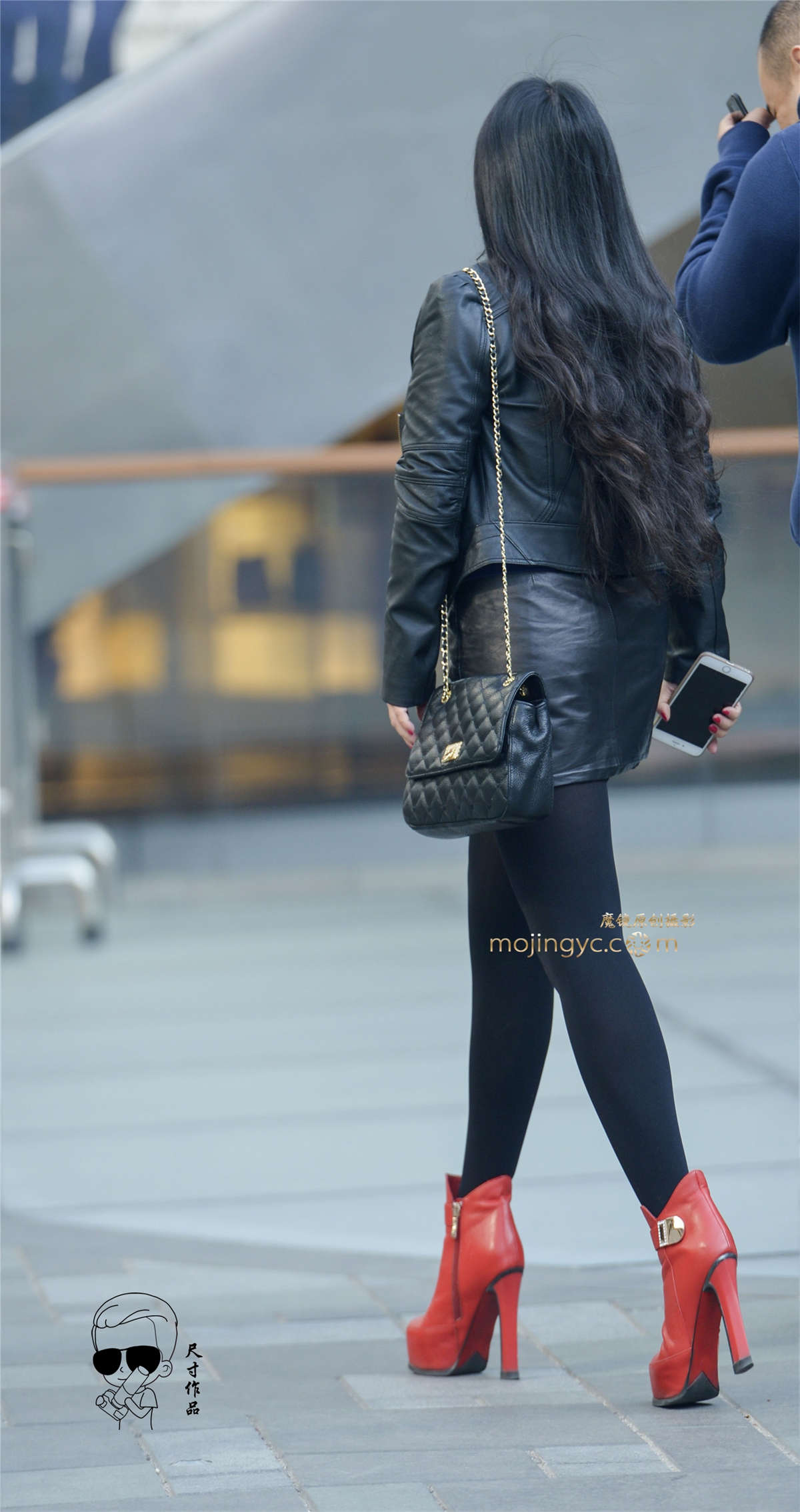 图片[2]-高胸紧裤高跟鞋彰显美女魅力（2016年11月3日16P）-日更街拍