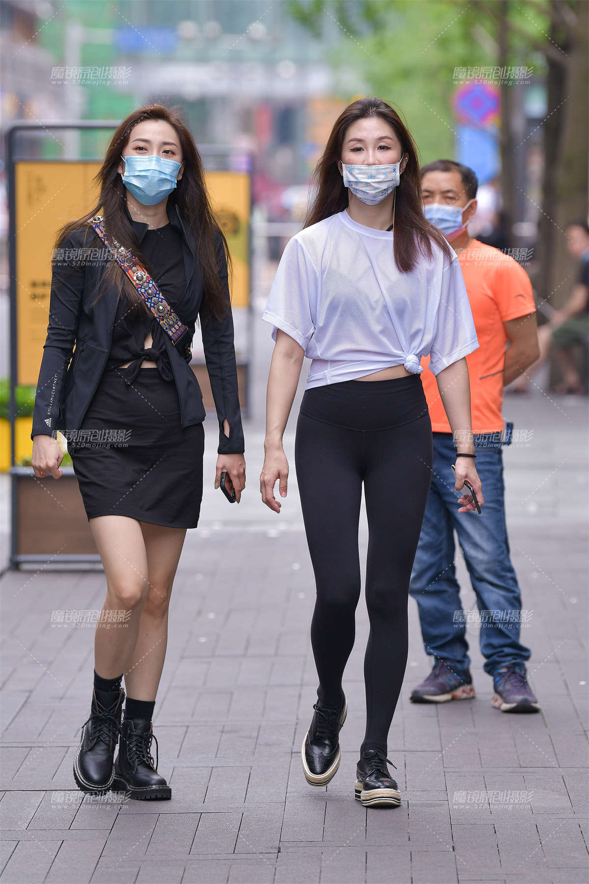 【视觉冲击赛贴】黑色瑜伽裤-日更街拍