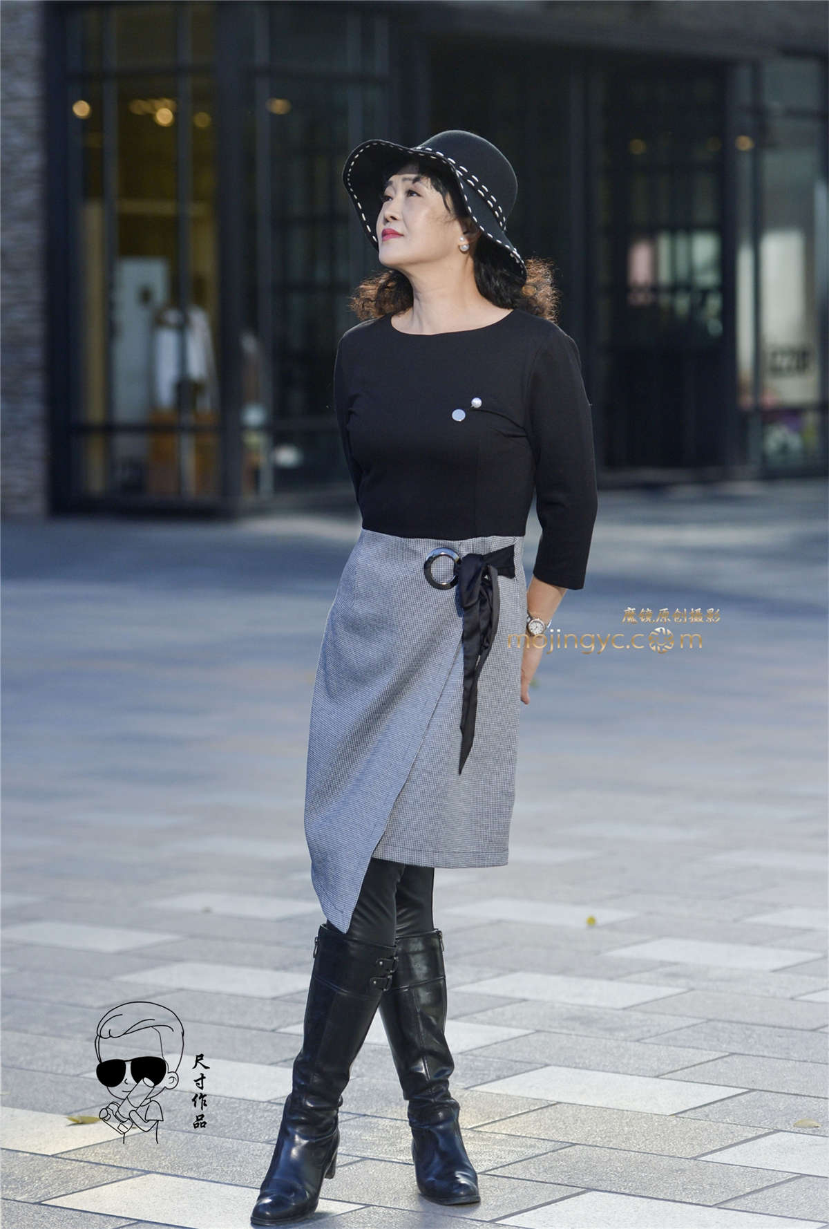 高胸美女显魅力（2016年11月14日10P）-日更街拍