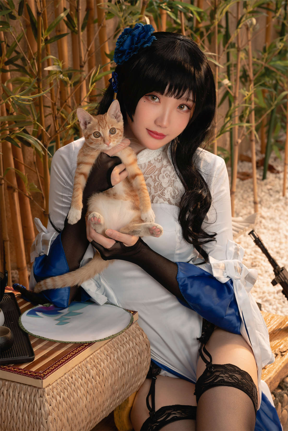 微博知名coser瓜希酱 少女前线 95式玉玲珑-日更街拍