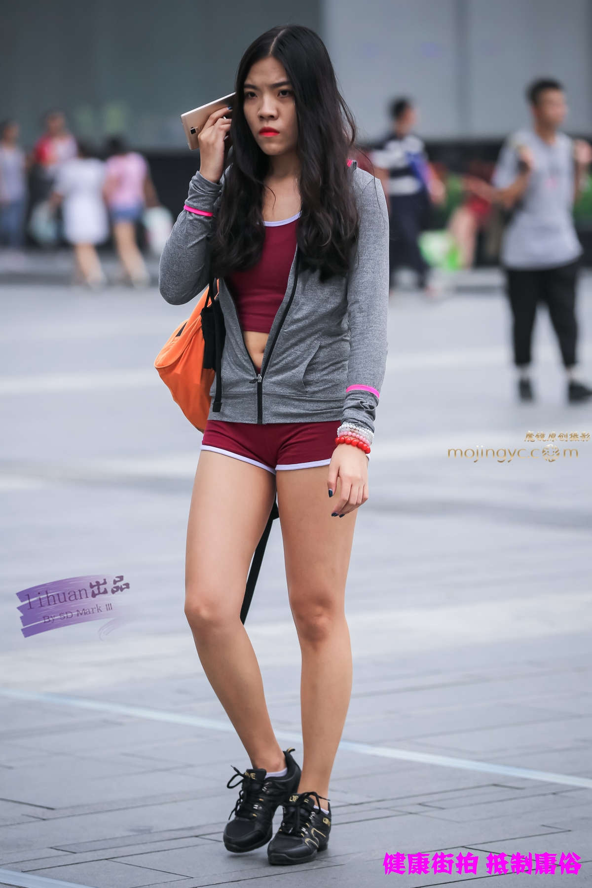 李欢原创-短裤，超紧致（14P）-日更街拍