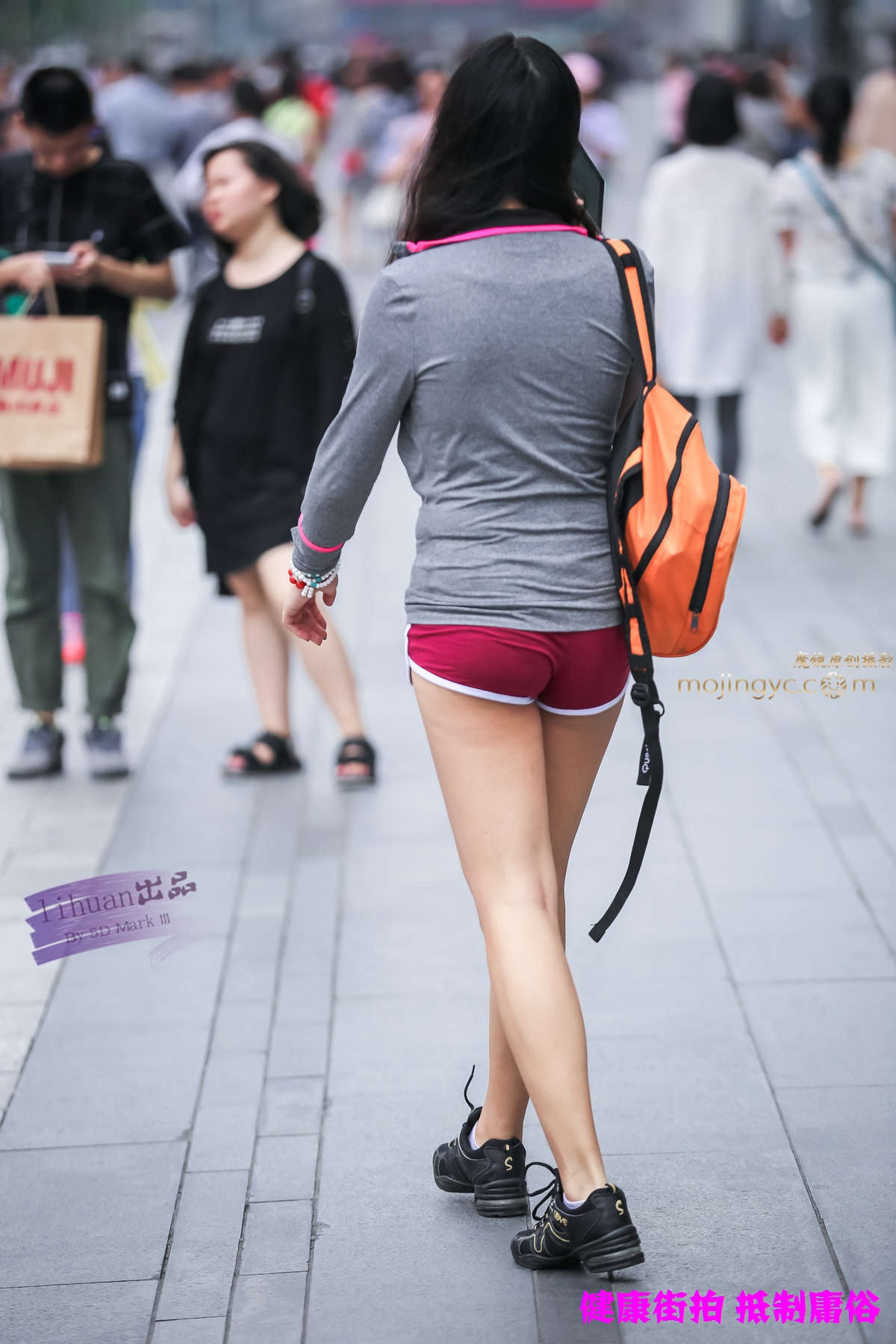 图片[2]-李欢原创-短裤，超紧致（14P）-日更街拍