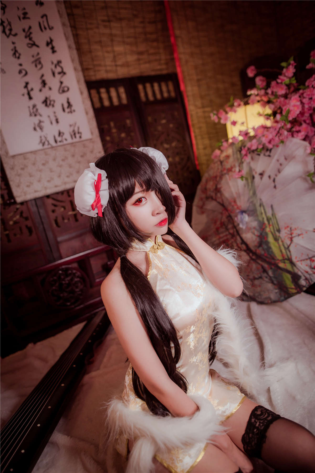 图片[2]-高产型Coser-二佐Nisa  狂三旗袍-日更街拍