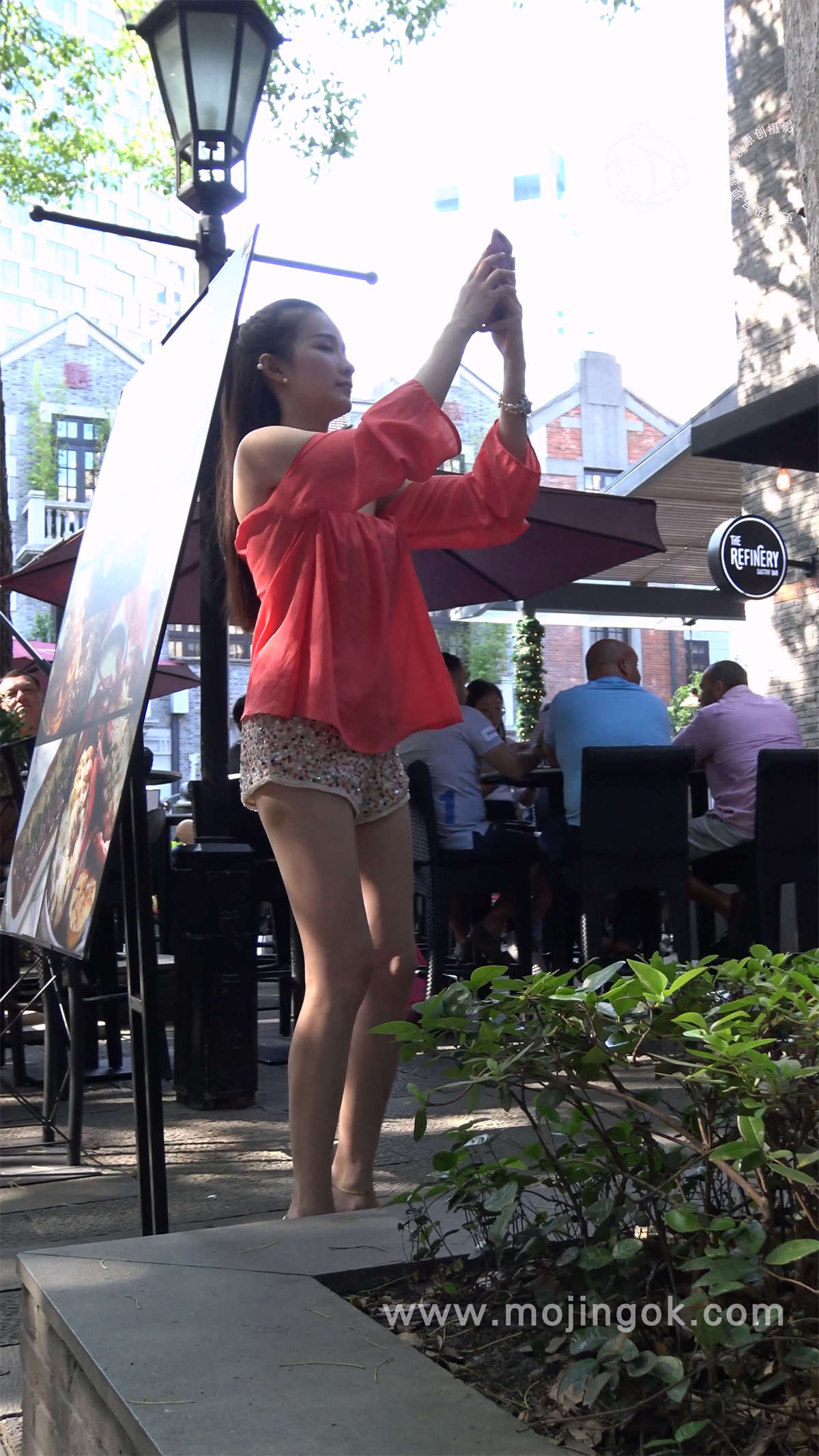 极品超短裤性感颜值美女-日更街拍