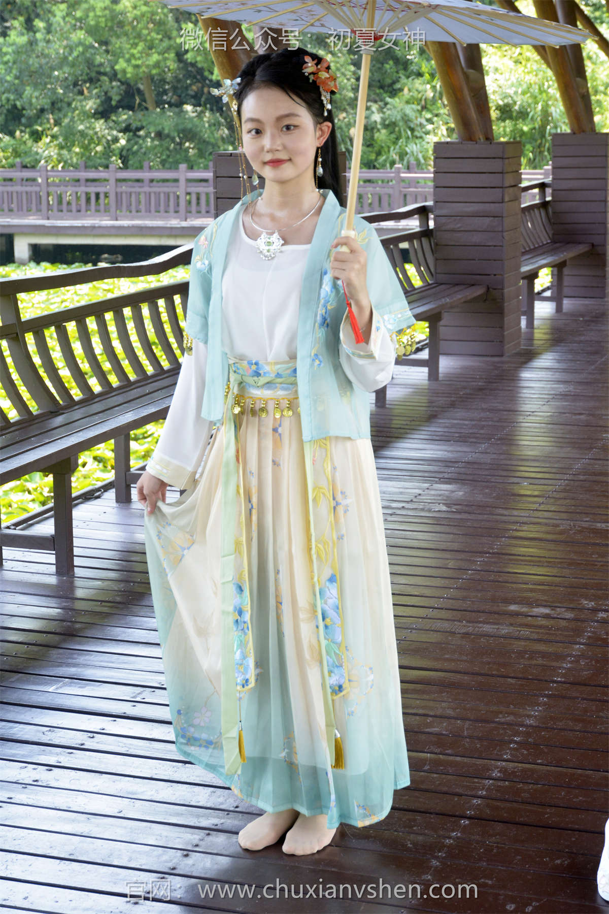 图片[2]-初夏女神 NO.097 双双 荷花仙子-日更街拍