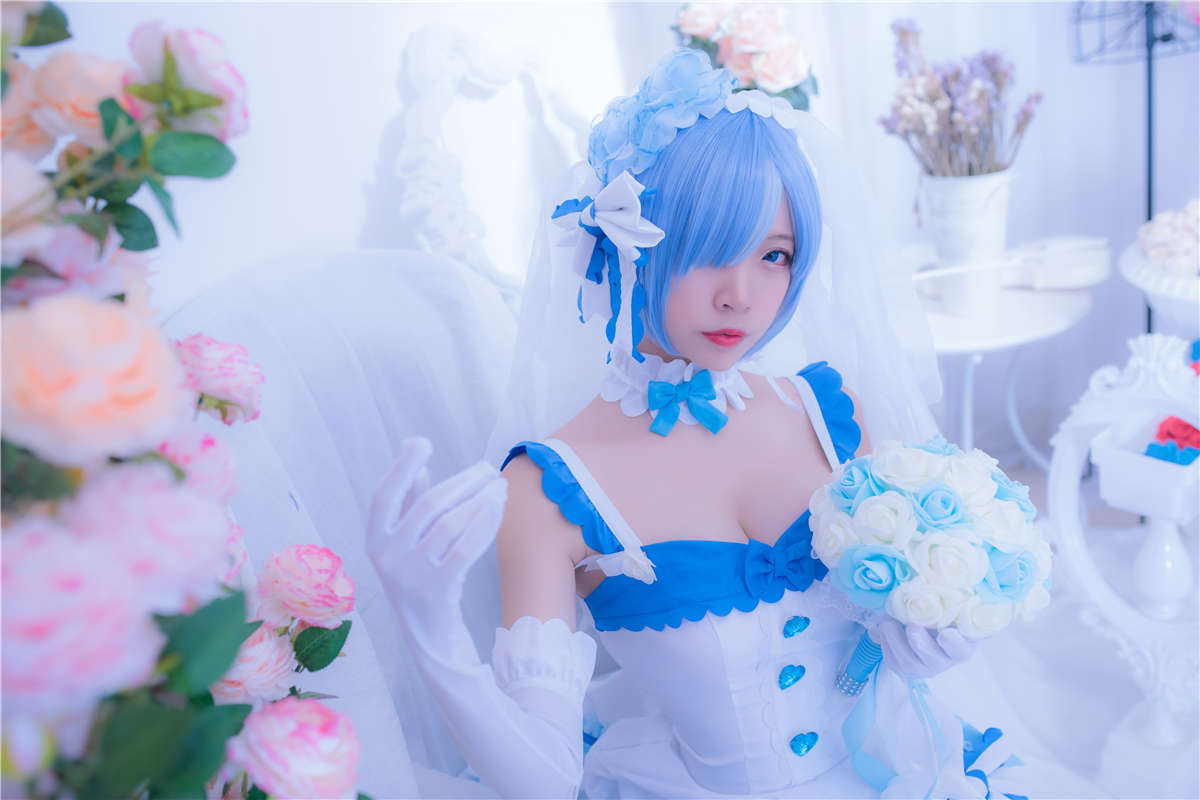 高产型Coser-二佐Nisa  雷姆花嫁-日更街拍