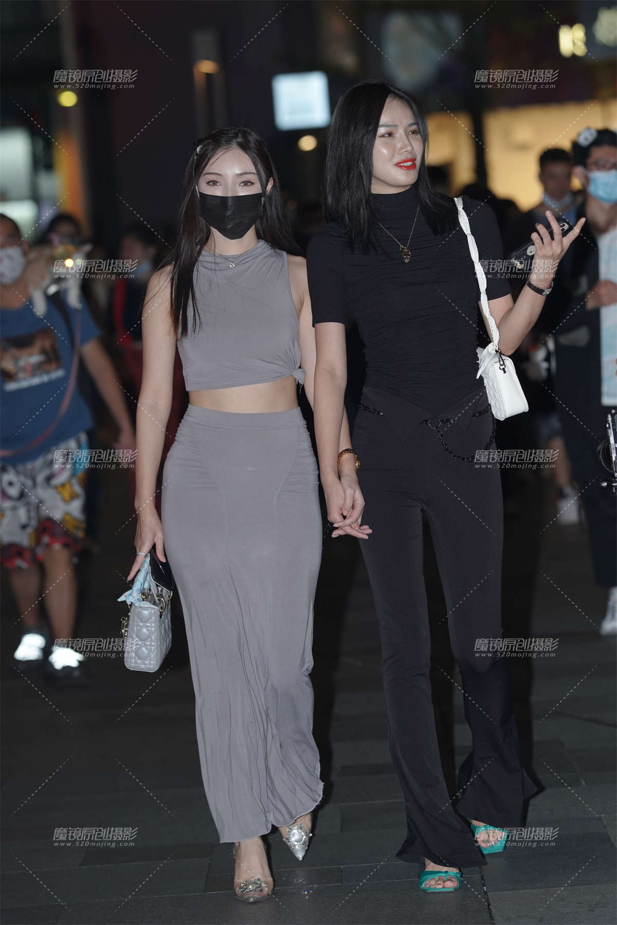 长裙美女-日更街拍