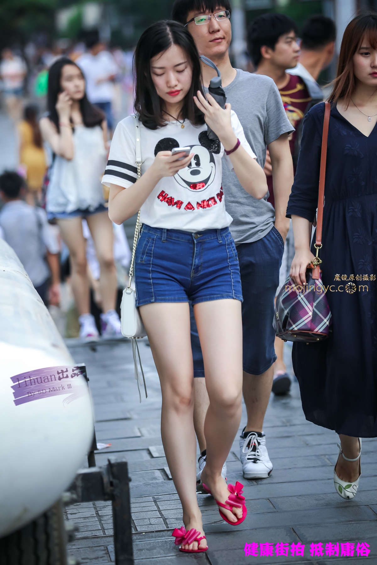 李欢原创-短裤，丰腴（17P）-日更街拍