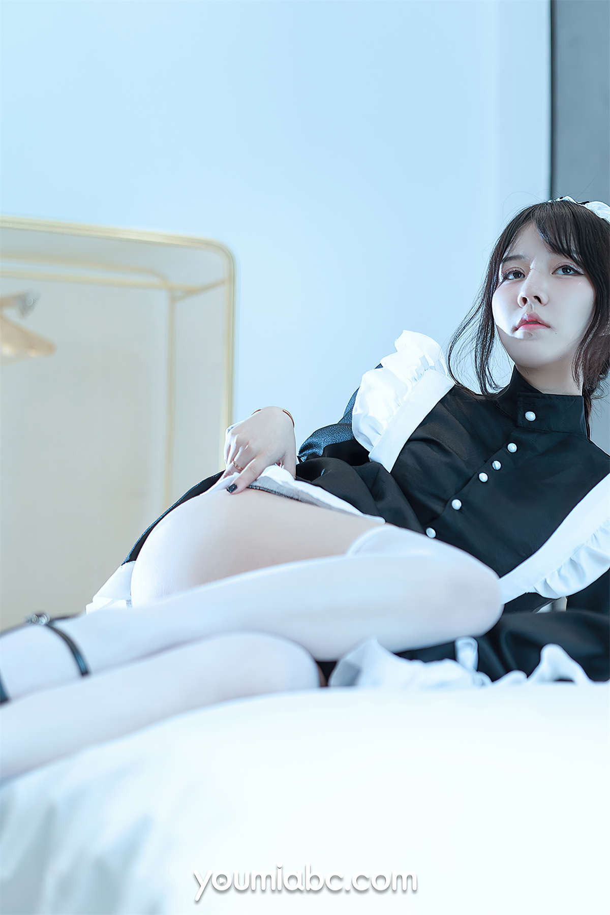 图片[2]-YouMi尤蜜 2021.01.04 空气女仆 糖積-女摄影-日更街拍