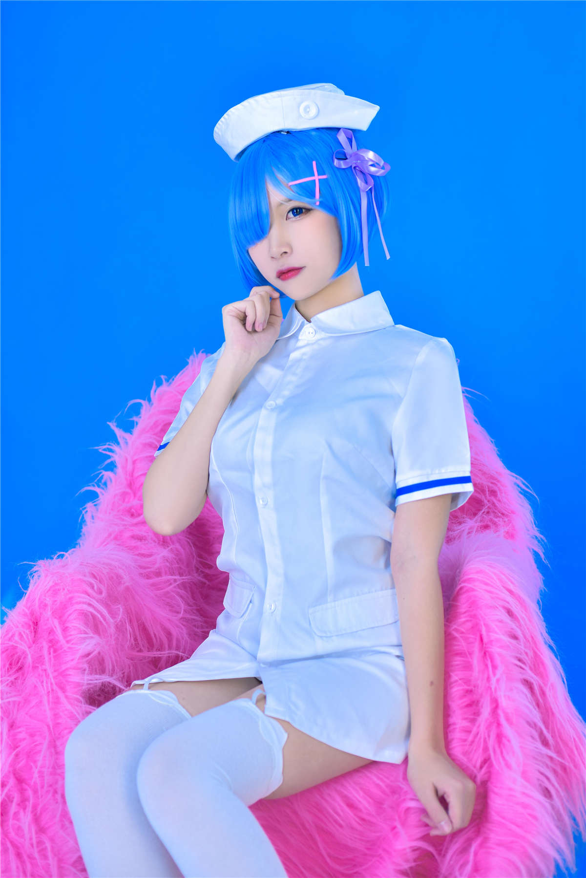 图片[2]-高产型Coser-二佐Nisa  蕾姆护士-日更街拍
