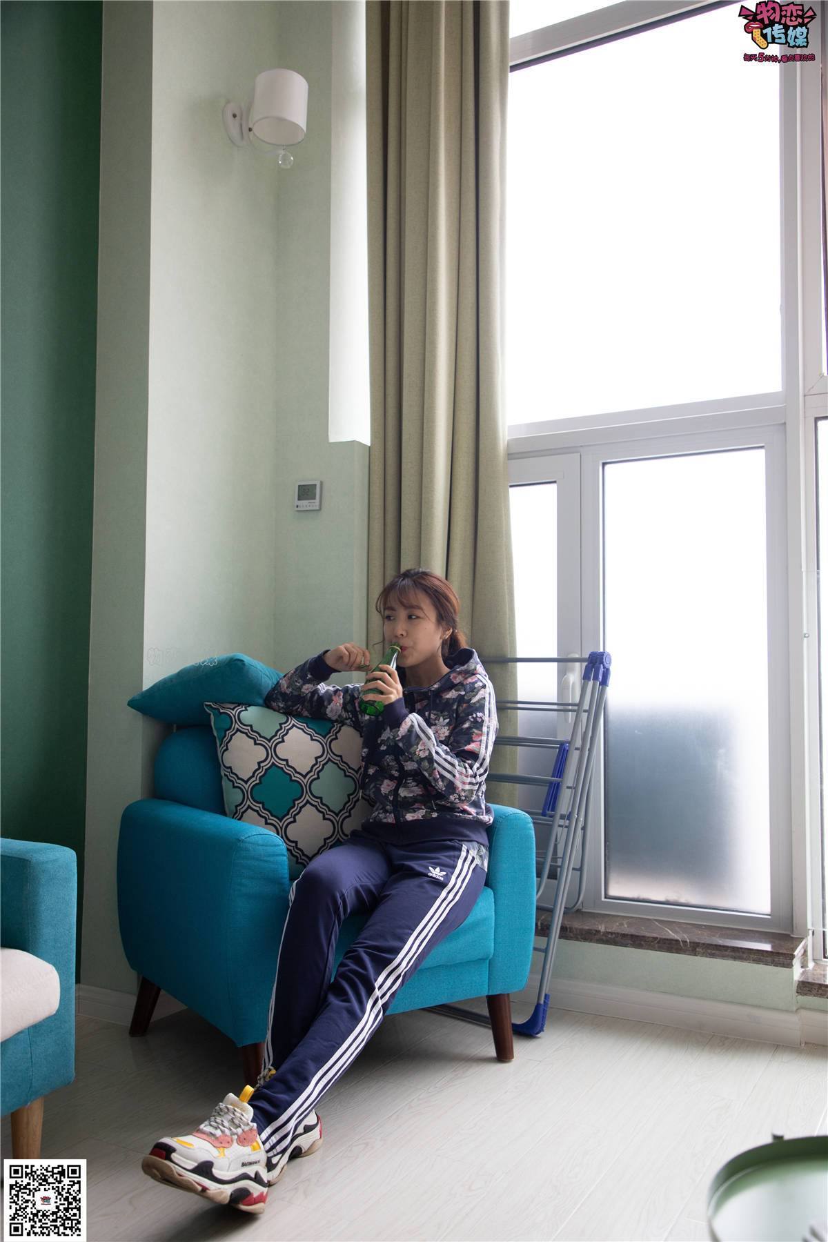 图片[2]-物恋传媒No.090期：晚晴-云过花晚晴，风起等归人-日更街拍