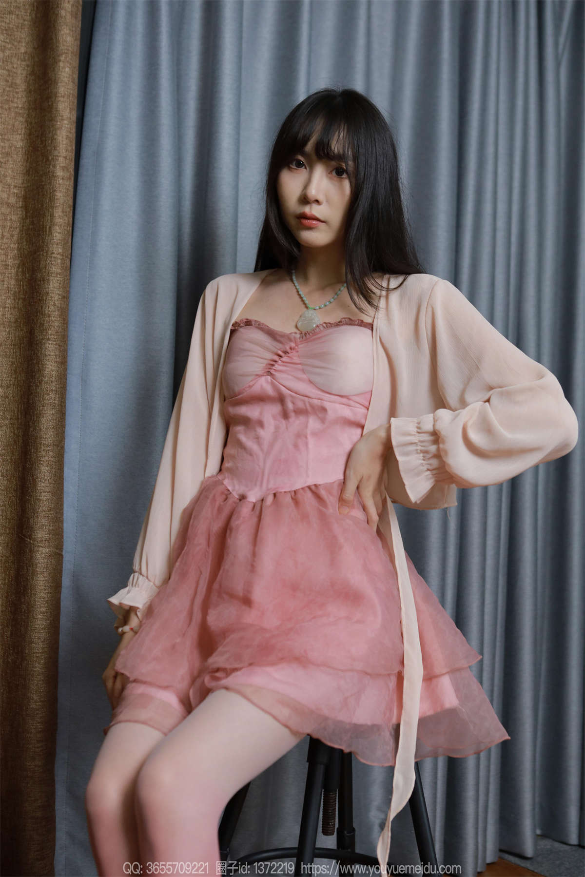 IESS异思趣向 2024.08.08 丝享家1815：团团 粉白渐变（下）-日更街拍