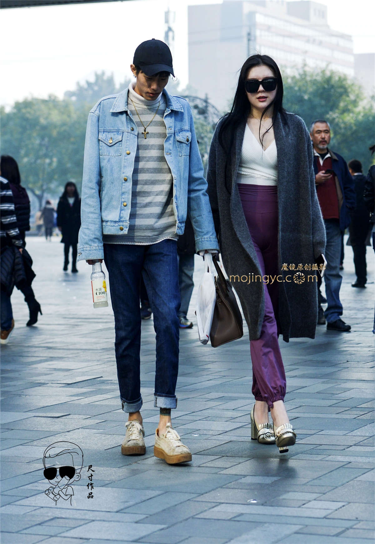 美胸美女潇洒魅力（2016年11月3日12P）-日更街拍